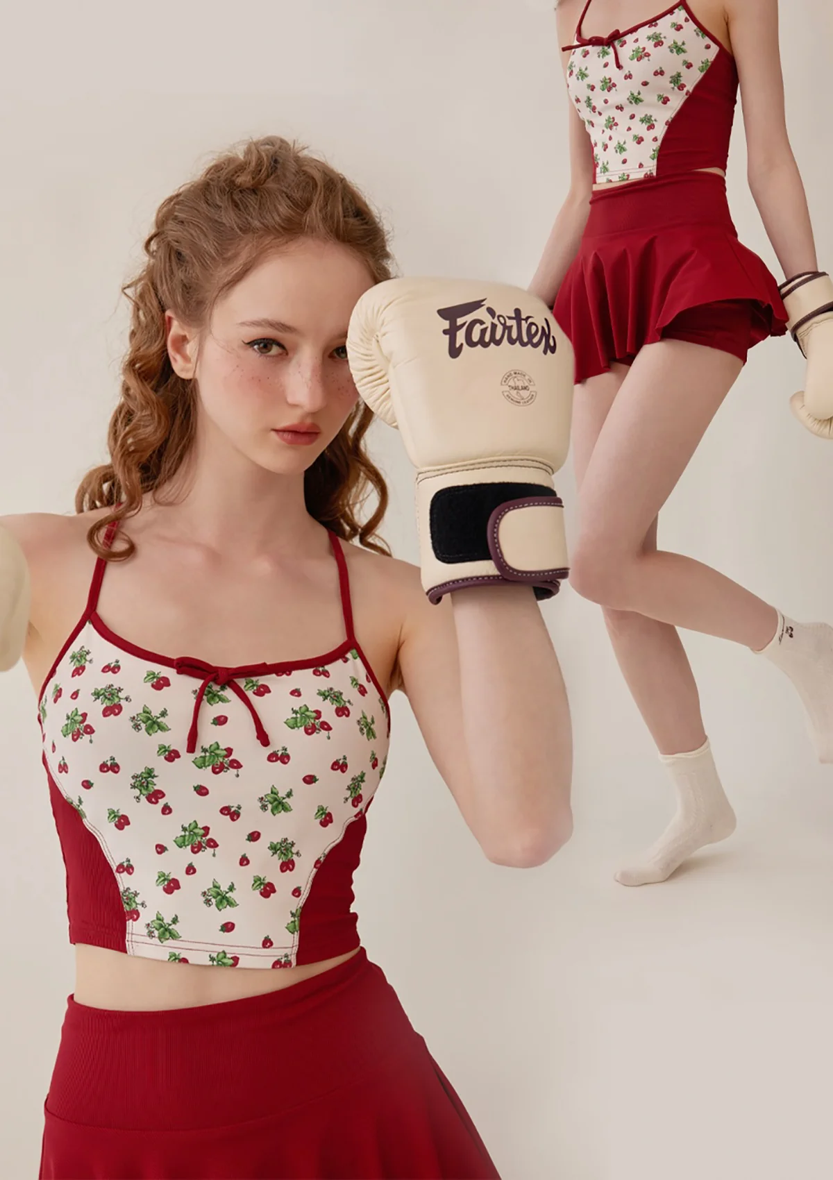 Vibrant Strawberry Sports Camisole - Thrancidy