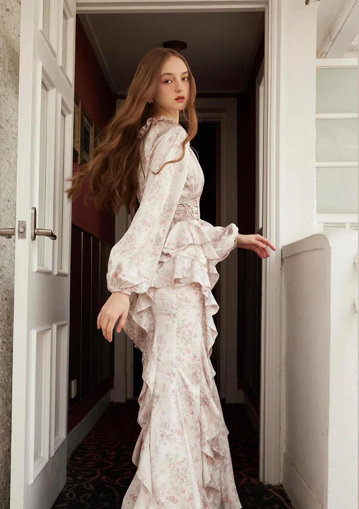 Curve & Plus Lady Blossom Dress - Thrancidy