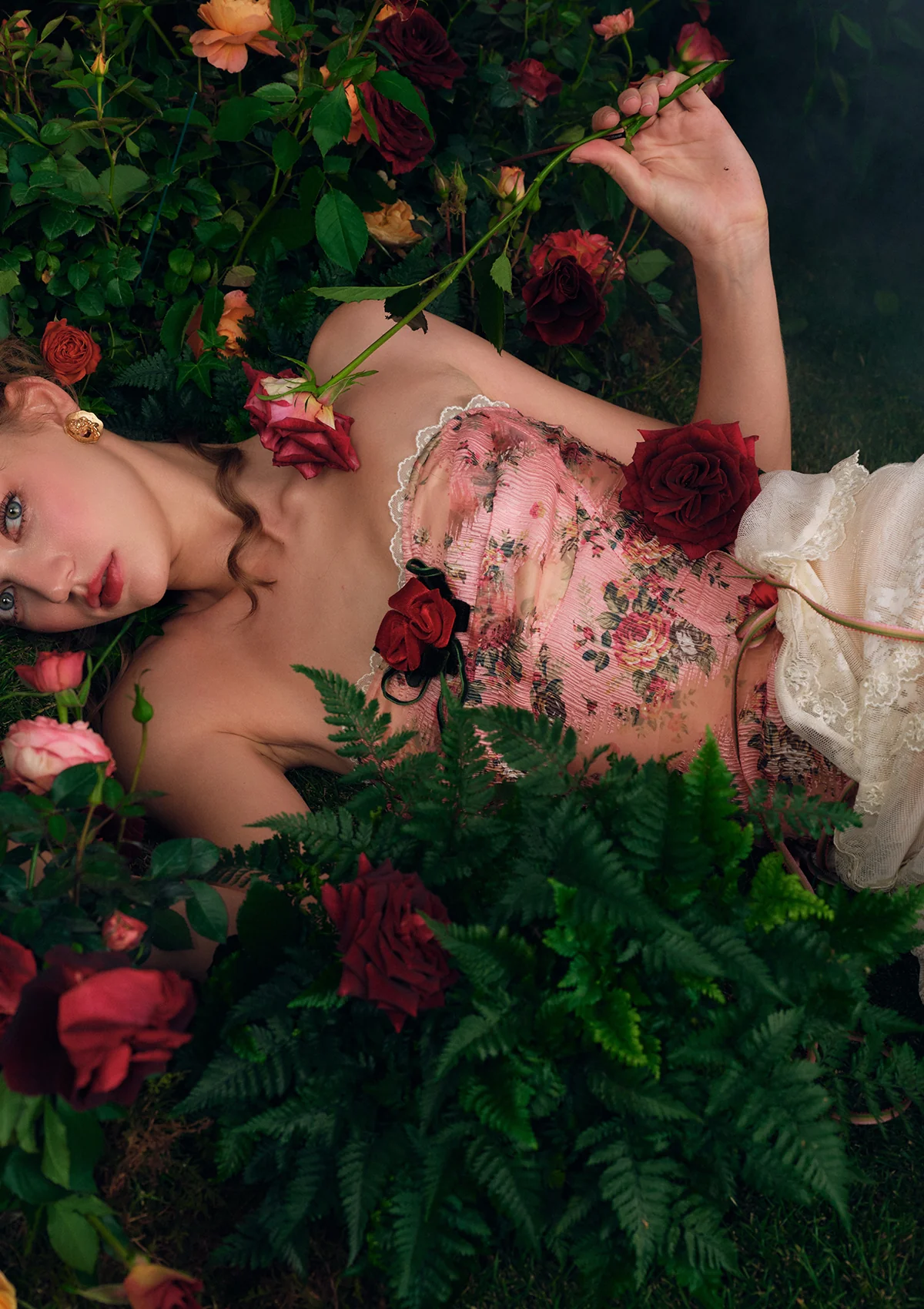 Rose Sous La Lune Corset Dress - Thrancidy