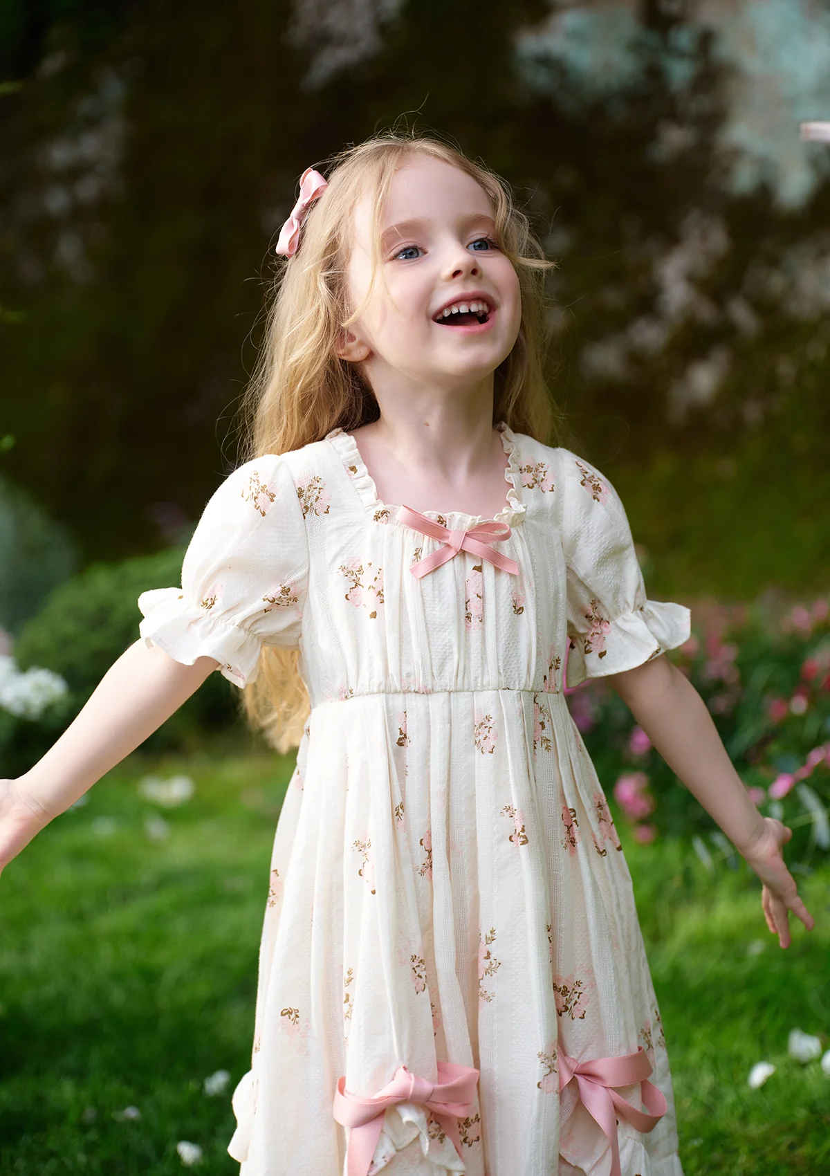 Toddler Girl Rose's Smile Dress - Thrancidy