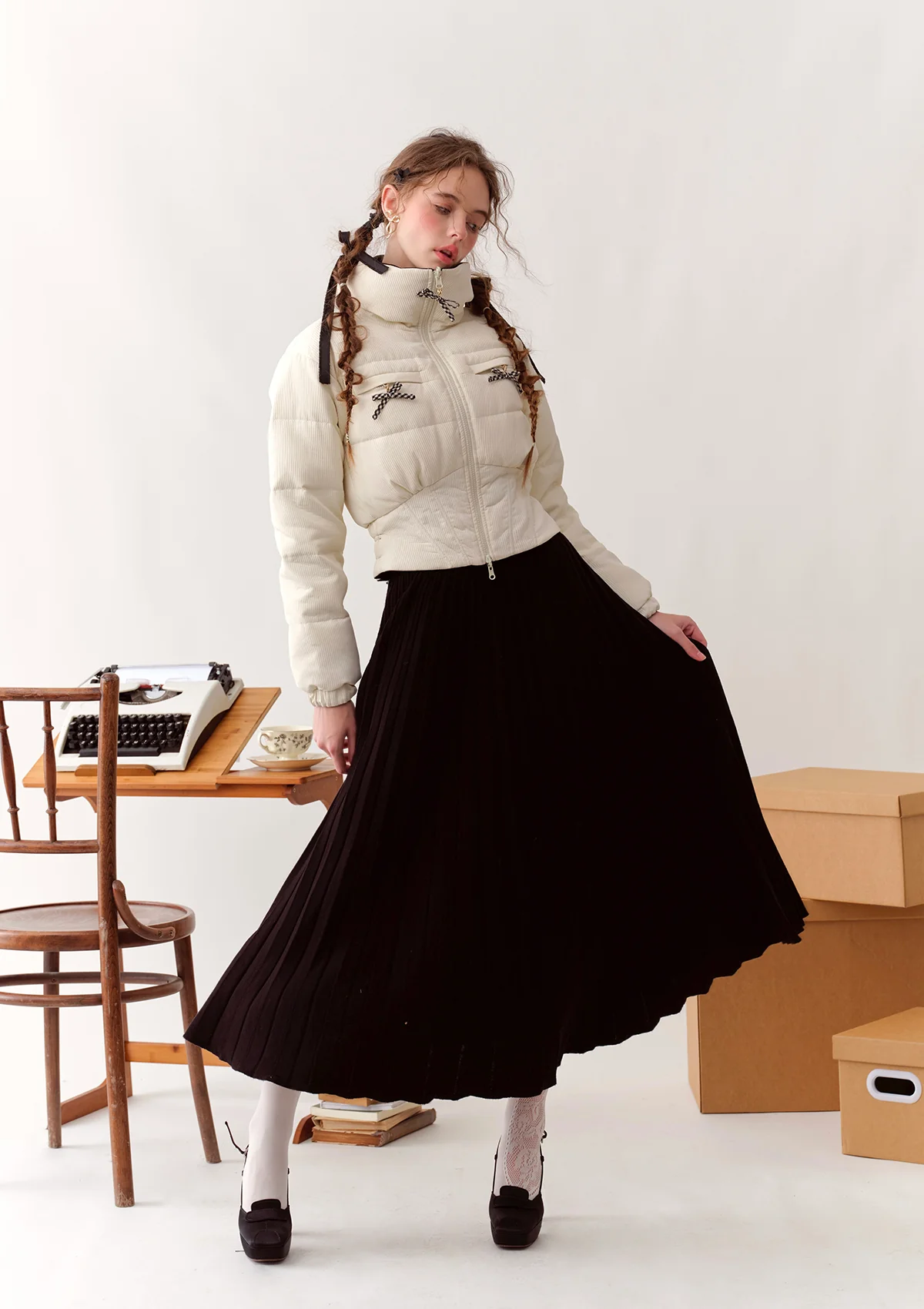 Blackberry Donazi Reversible 2-in-1 Down Jacket - Thrancidy