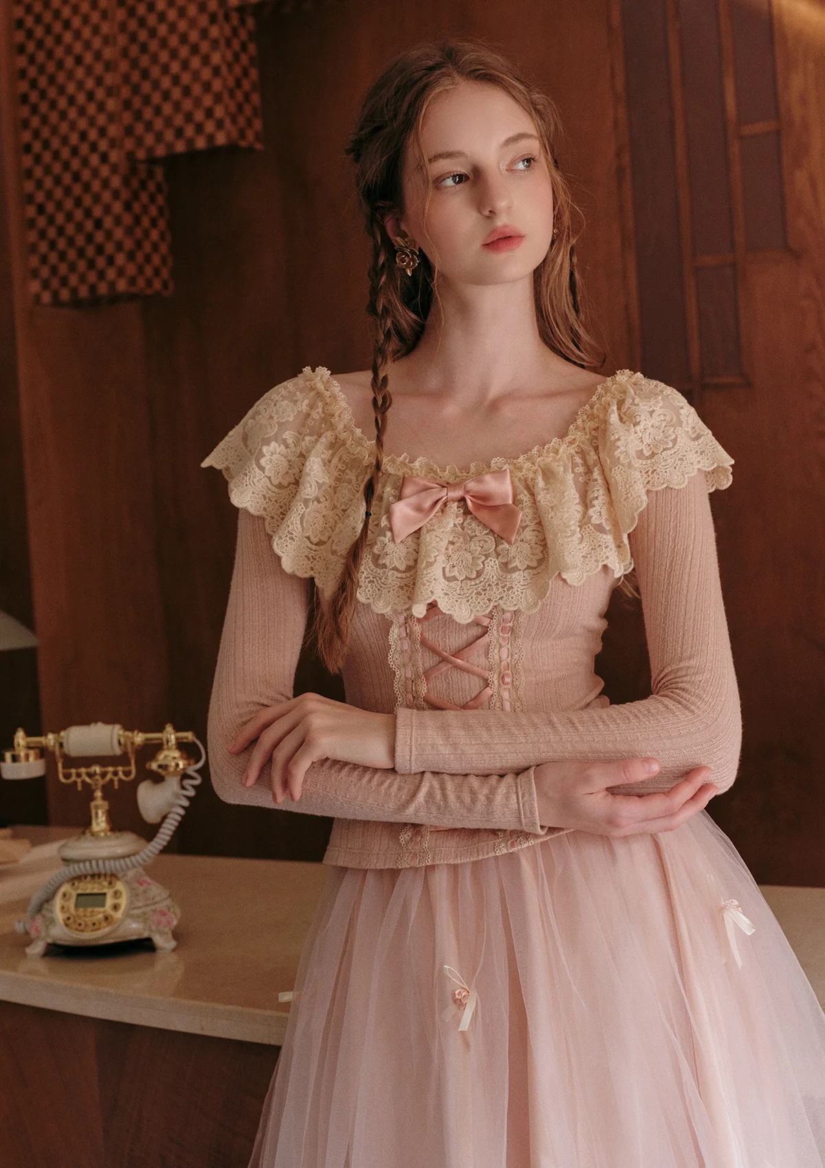 Warm Winter & Sweet Chestnut Knit Top - Thrancidy