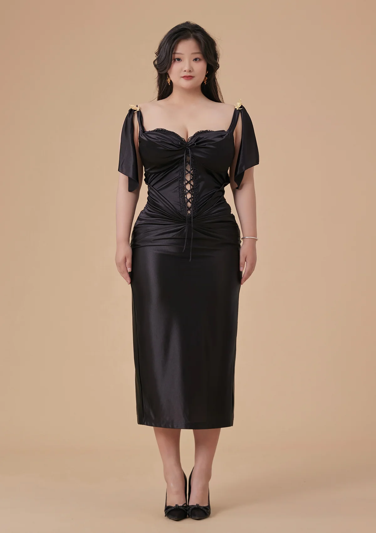 Curve & Plus St. Phoenix Corset Dress - Thrancidy