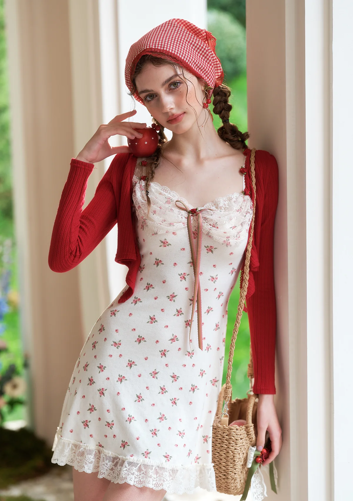 The Little Red Rose Dress - Thrancidy