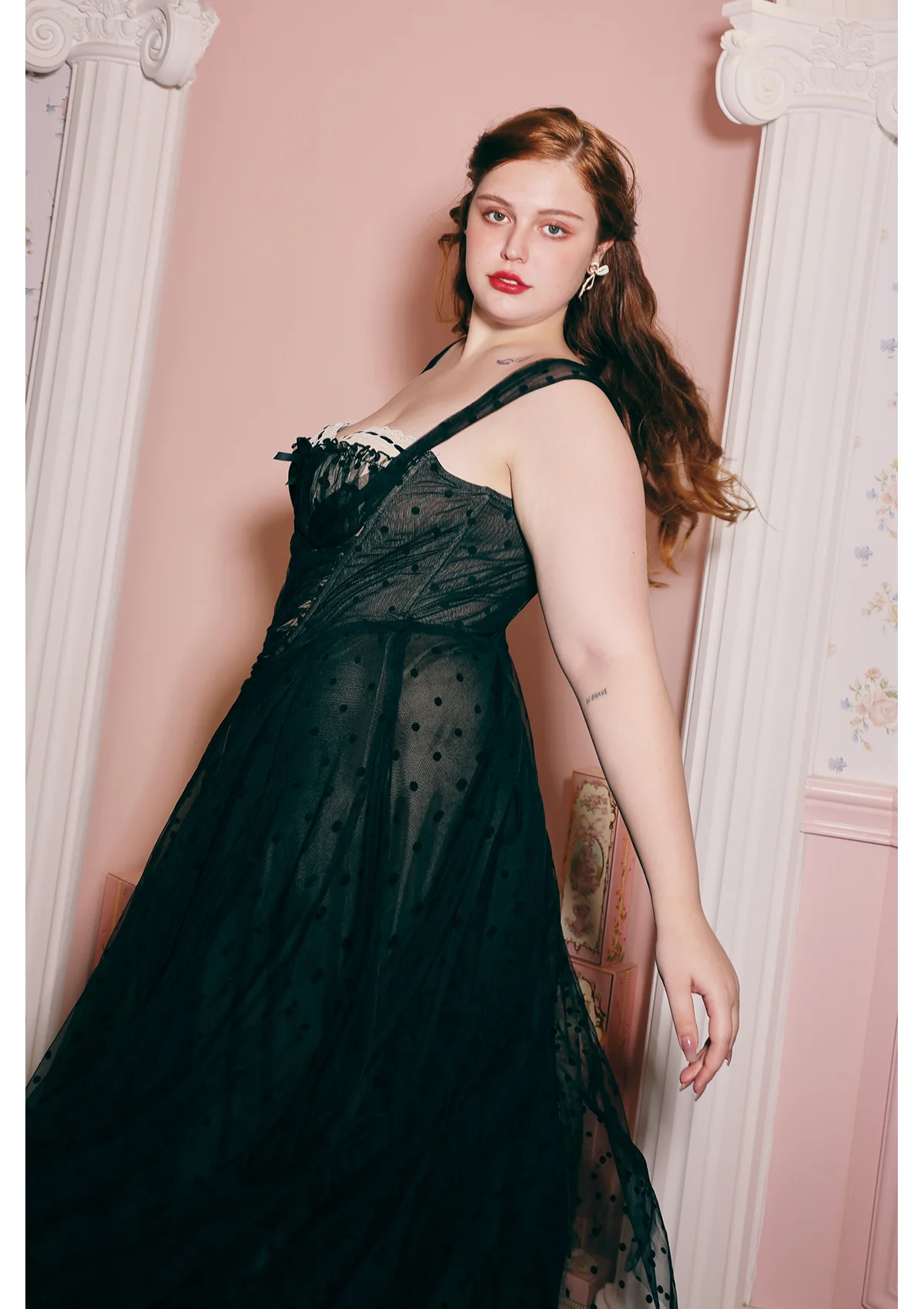 Curve & Plus Dream Harbor Midnight Dress - Thrancidy