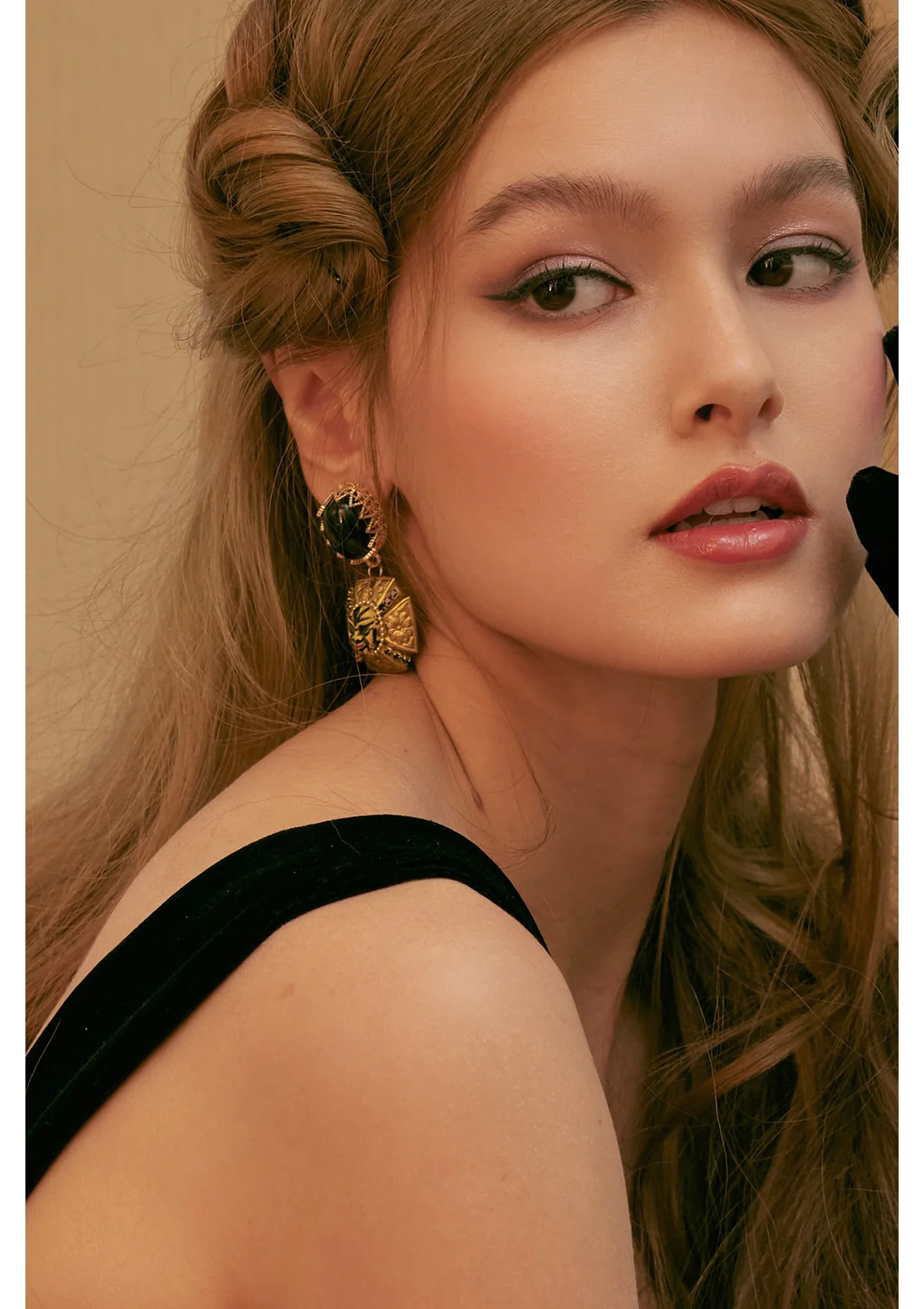 Thorn Black Agate Earring - Thrancidy