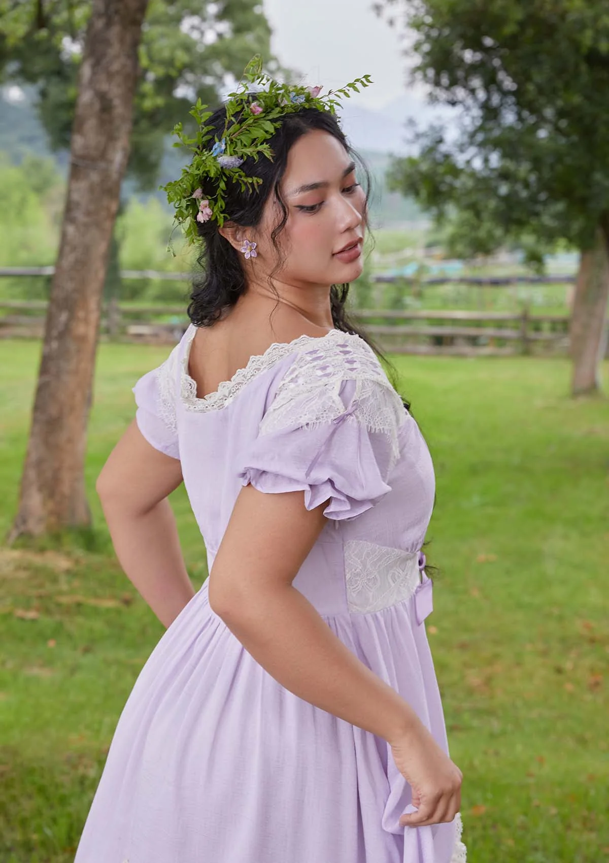 Curve & Plus Purple Kite Dress - Thrancidy