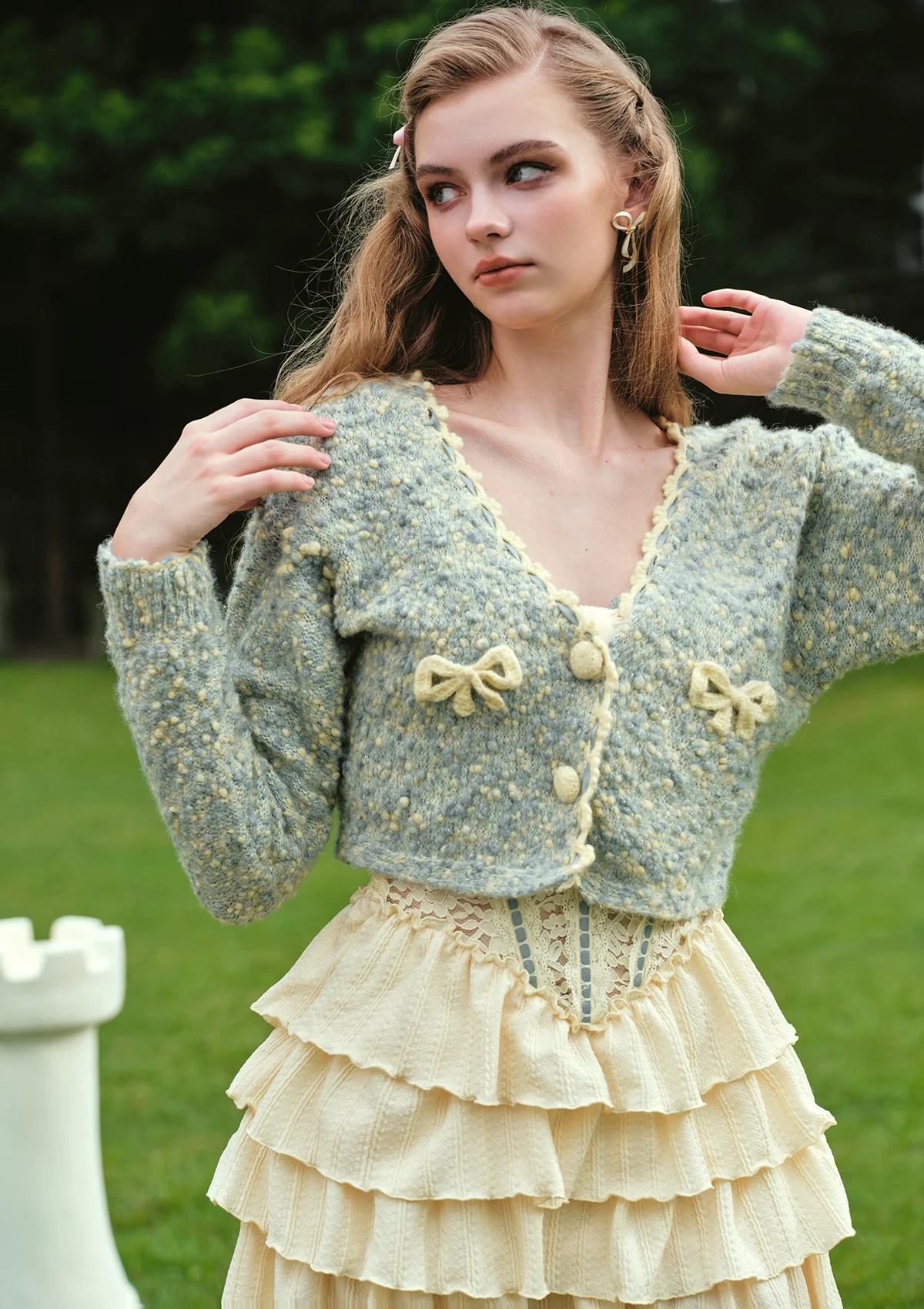 The Little Pineapple Knit Cardigan - Thrancidy