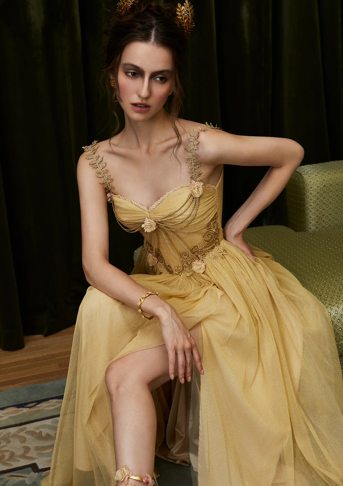 Nile Rose Corset Dress - Thrancidy