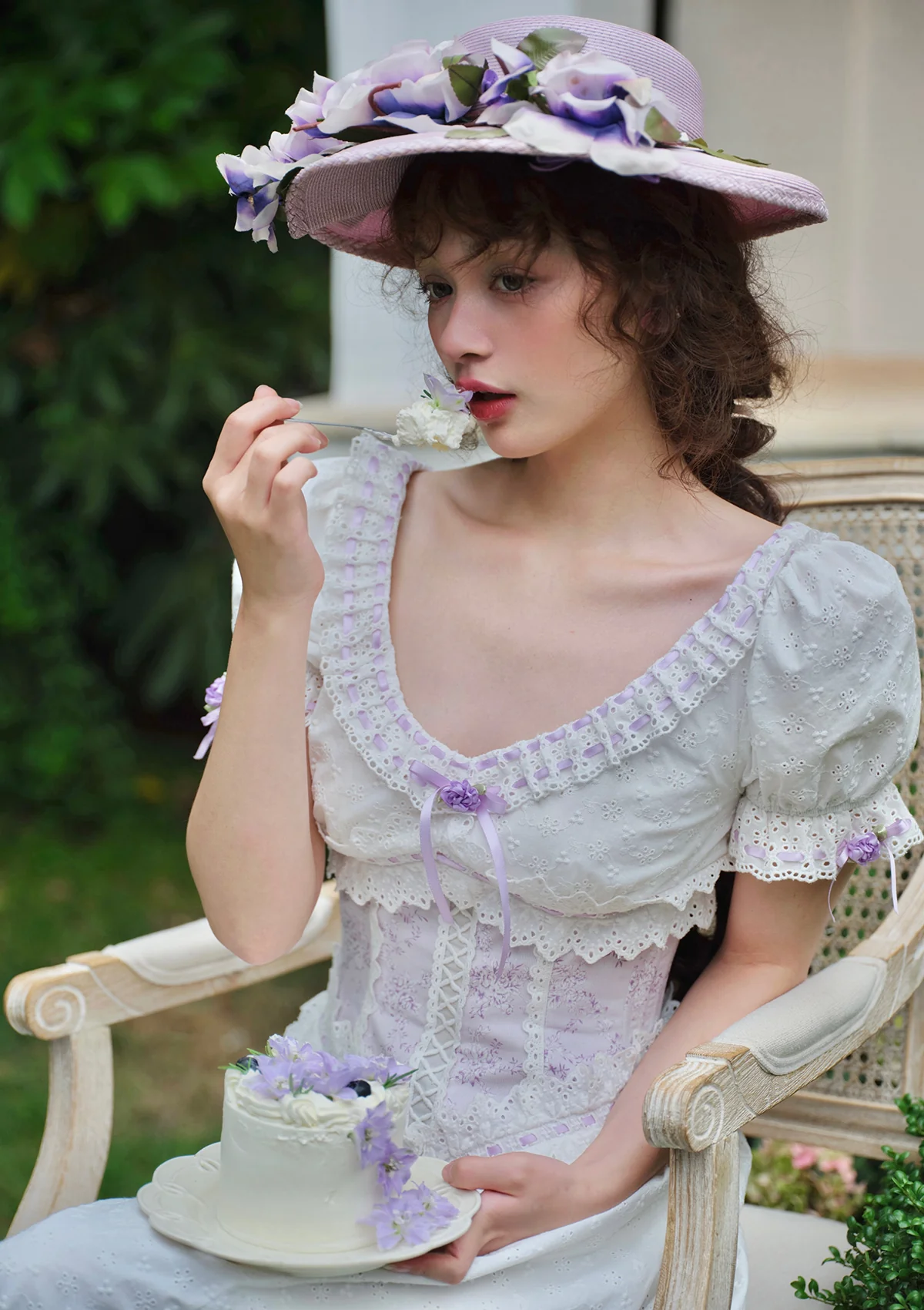 Love of the Purple Taro Corset Dress - Thrancidy