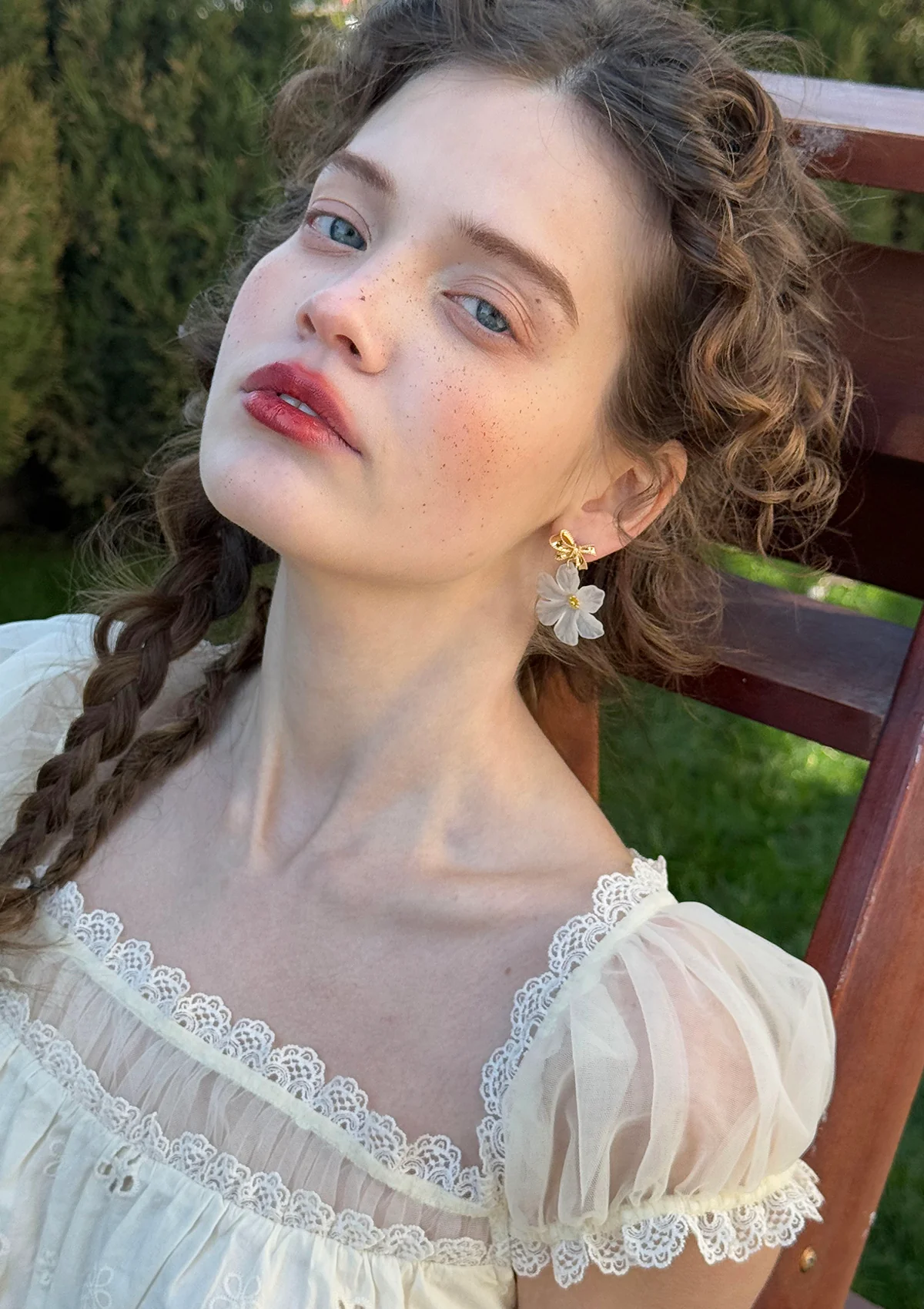 Sunlit Petals Ear Studs - Thrancidy