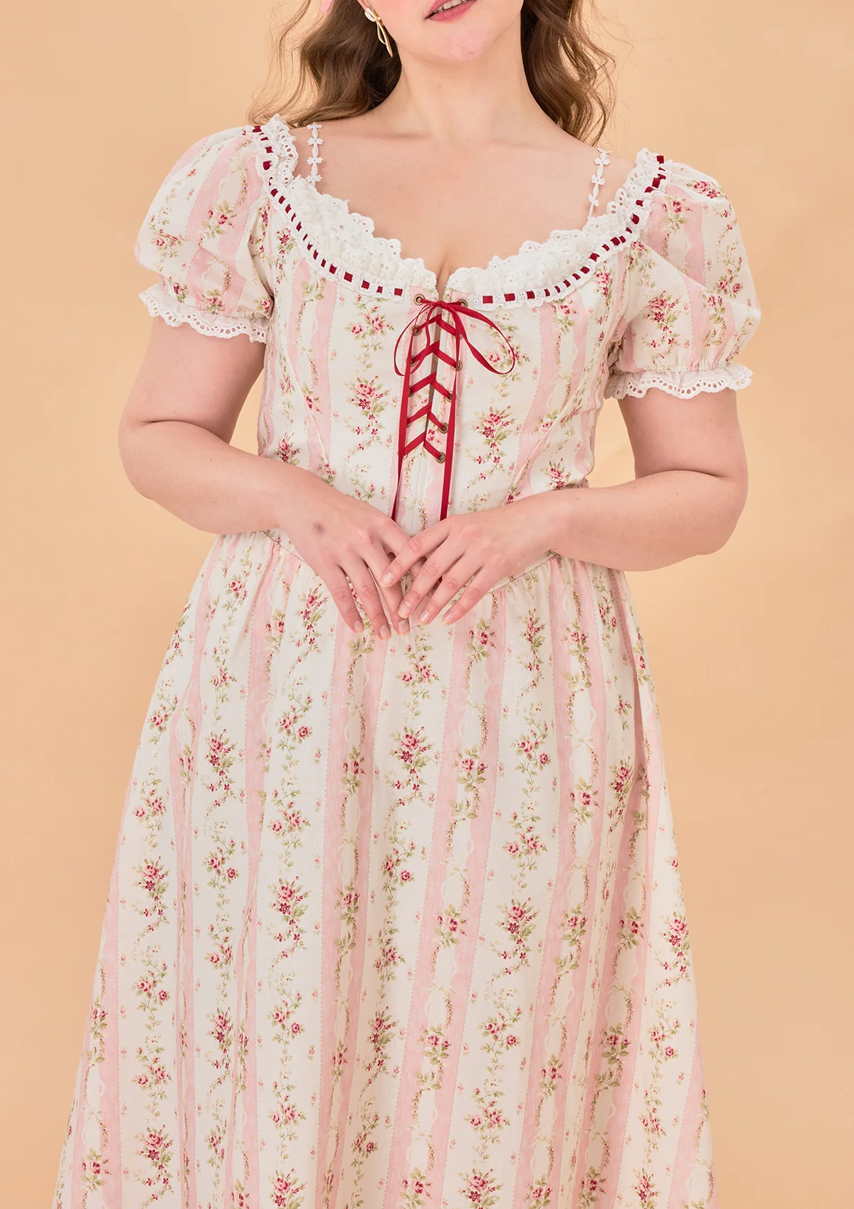 Curve & Plus Audrey Tea Party Corset Dress - Thrancidy