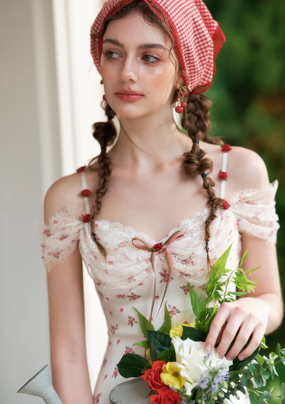 The Little Red Rose Dress - Thrancidy