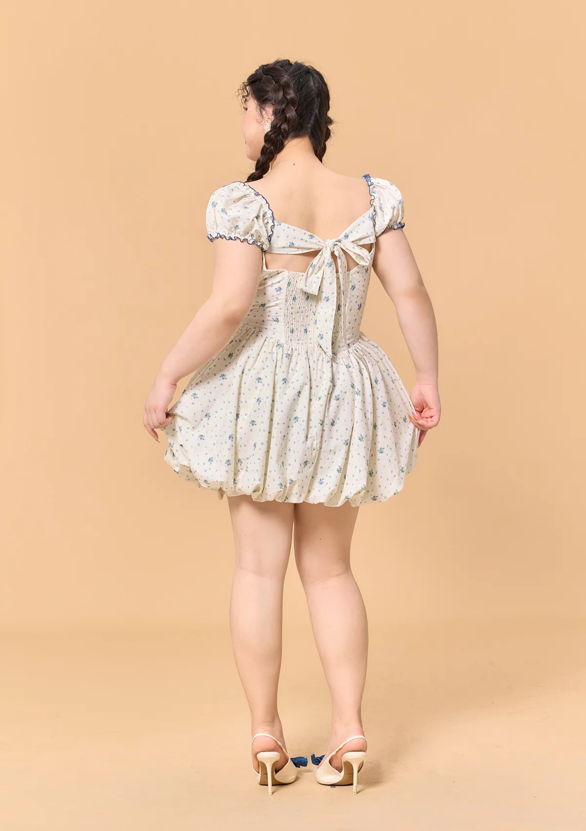 Curve & Plus Blueberry Jam Jar Dress - Thrancidy