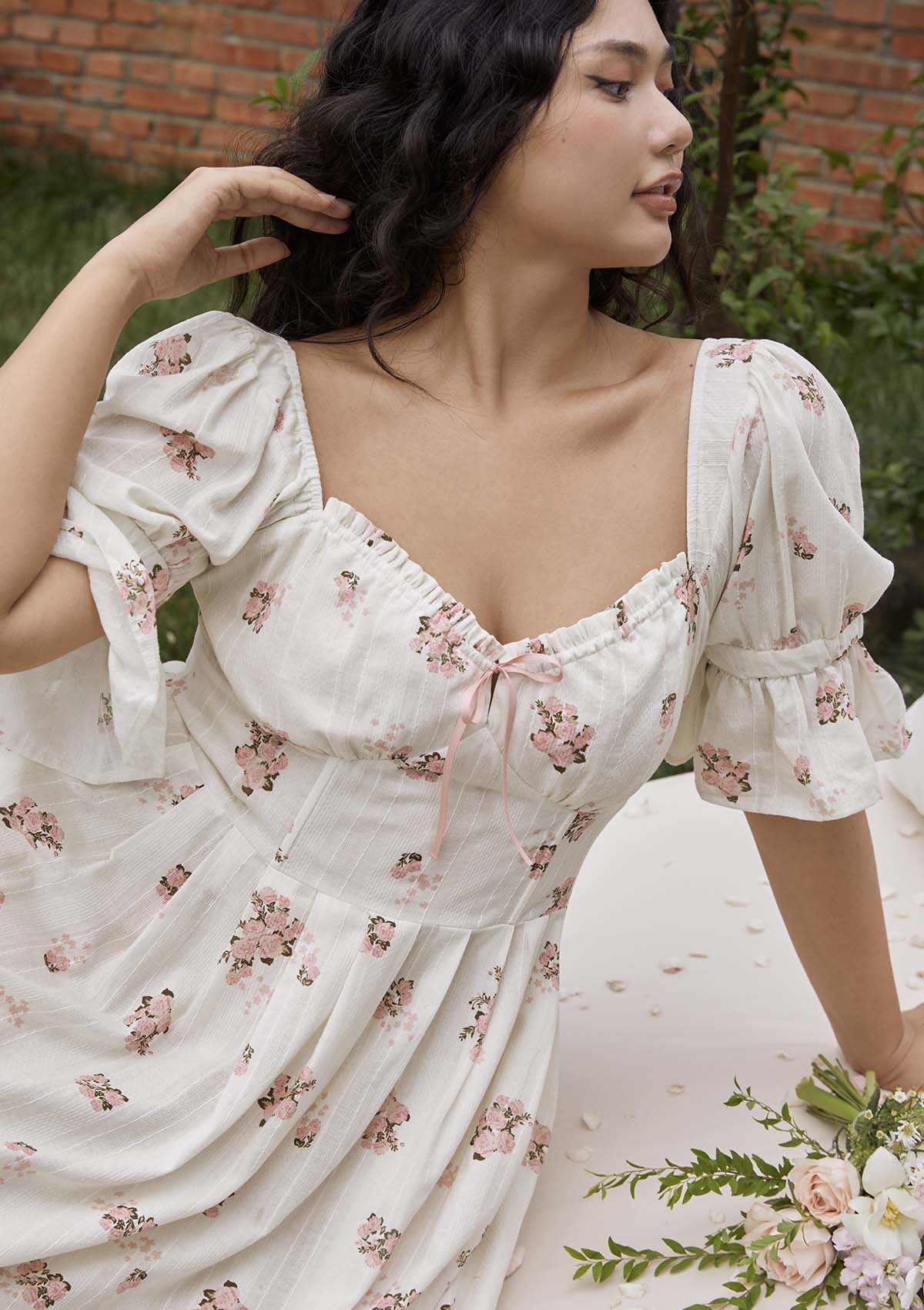 Curve & Plus Rose's Smile Corset Dress - Thrancidy