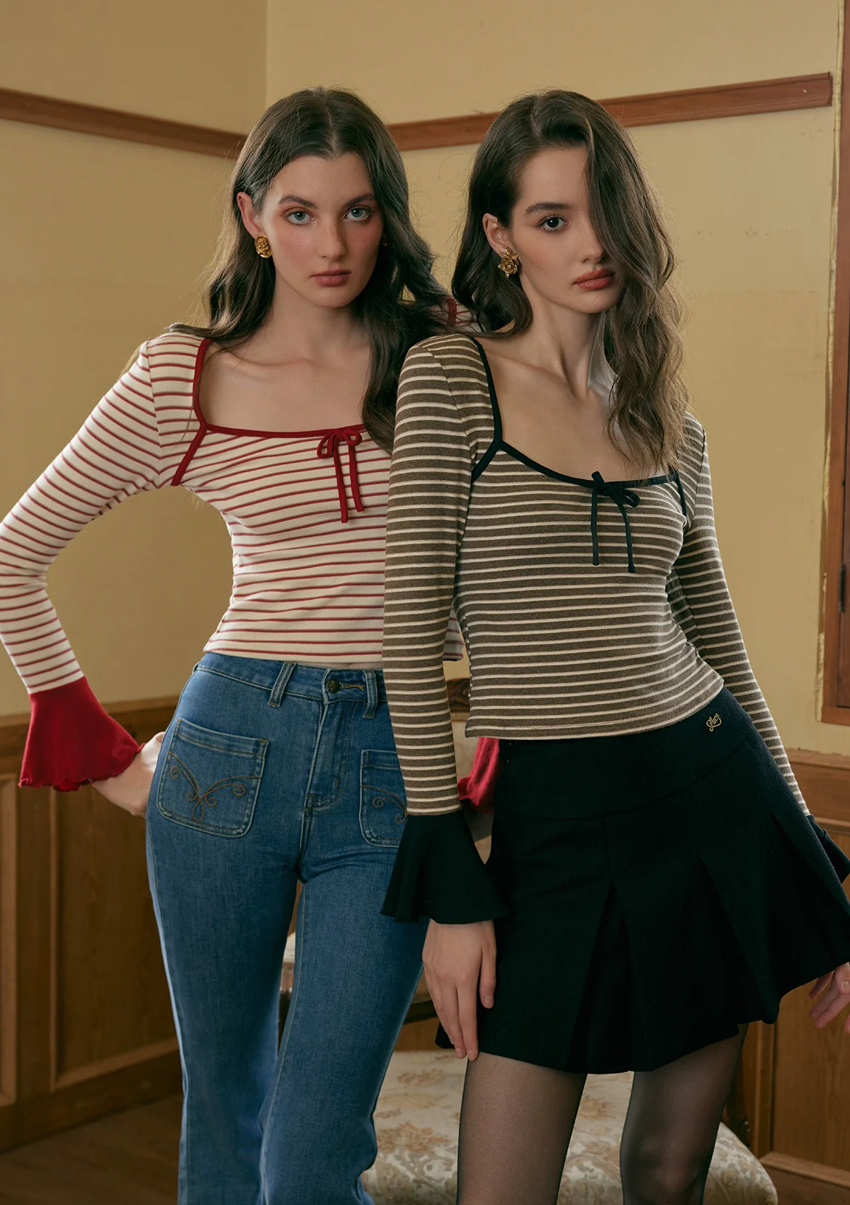 New York Girl Striped Underlay - Thrancidy