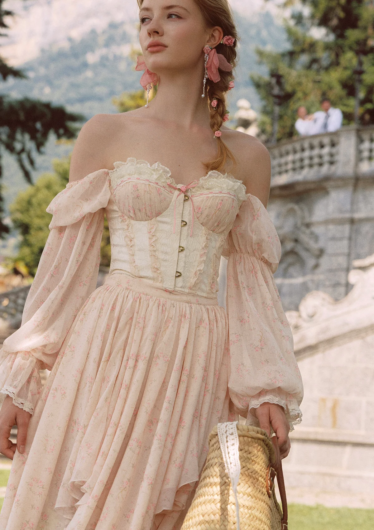 Girl Floral Notes Skirt - Thrancidy