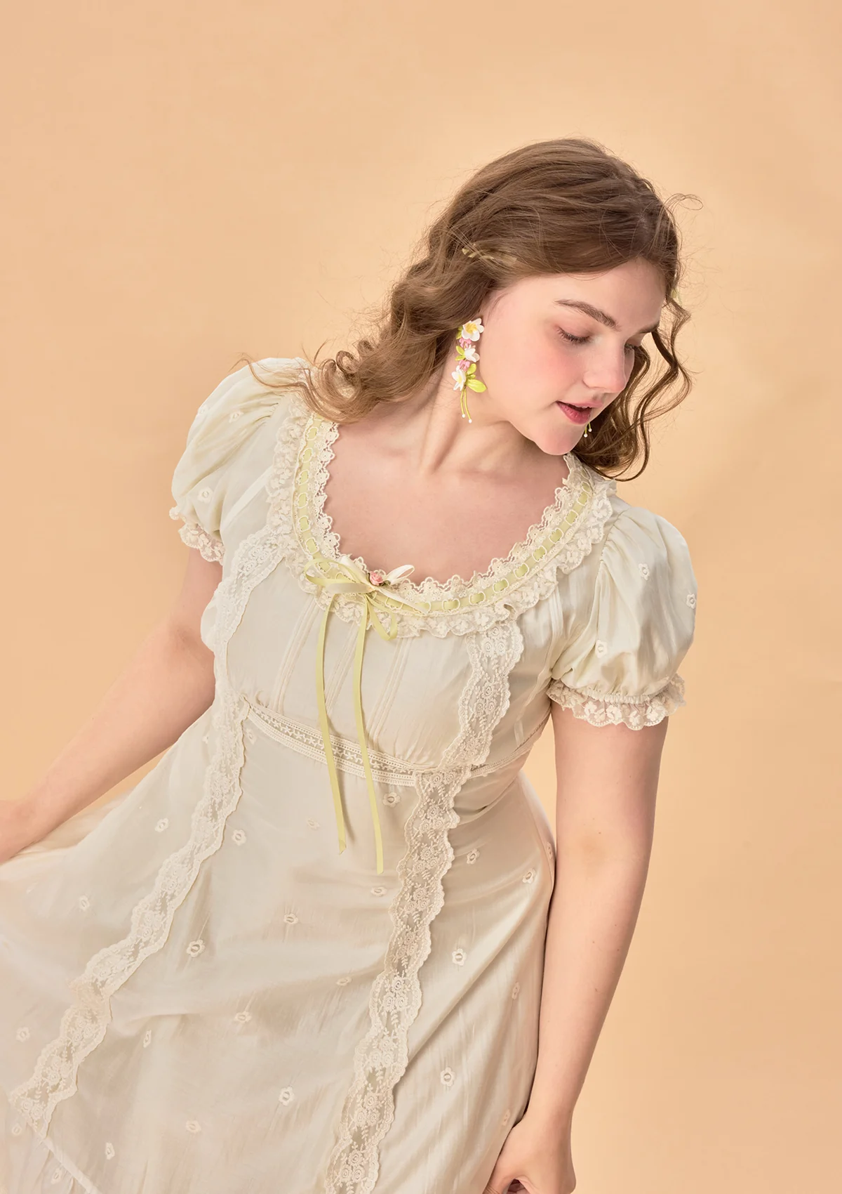 Curve & Plus Green Grapes Dress - Thrancidy