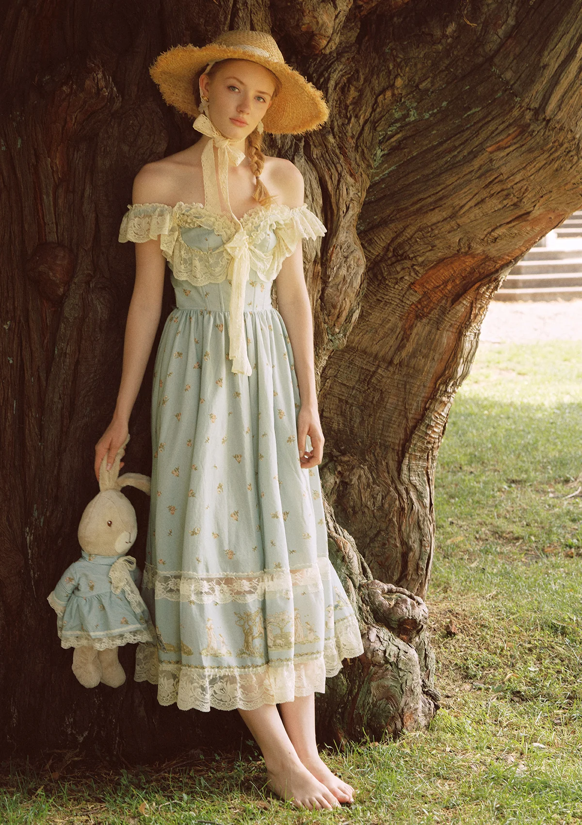 Woodland Fairy Corset Dress (sleeveless) - Thrancidy