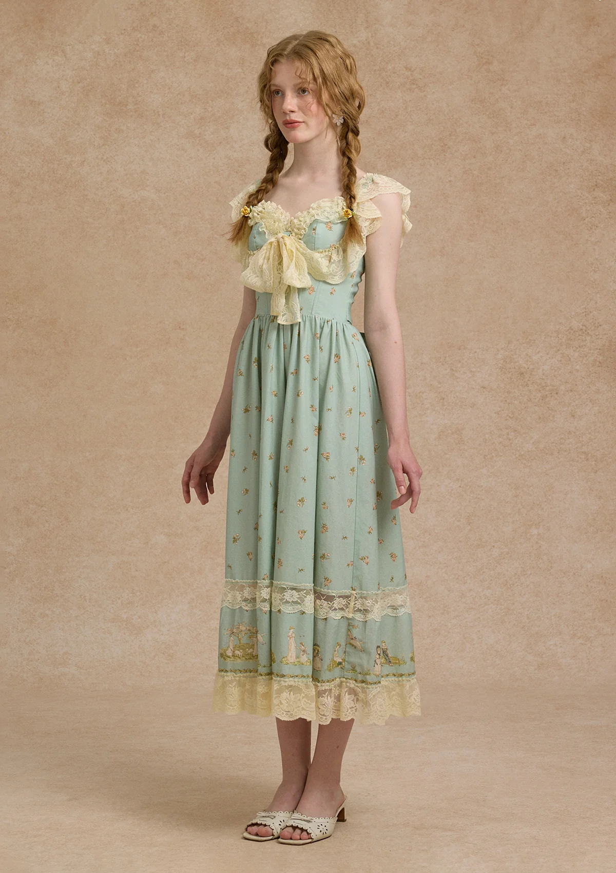 Woodland Fairy Corset Dress (sleeveless) - Thrancidy