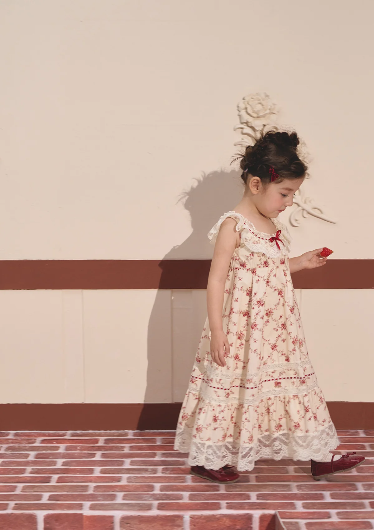 Toddler Girl Red Garnet Dress - Thrancidy