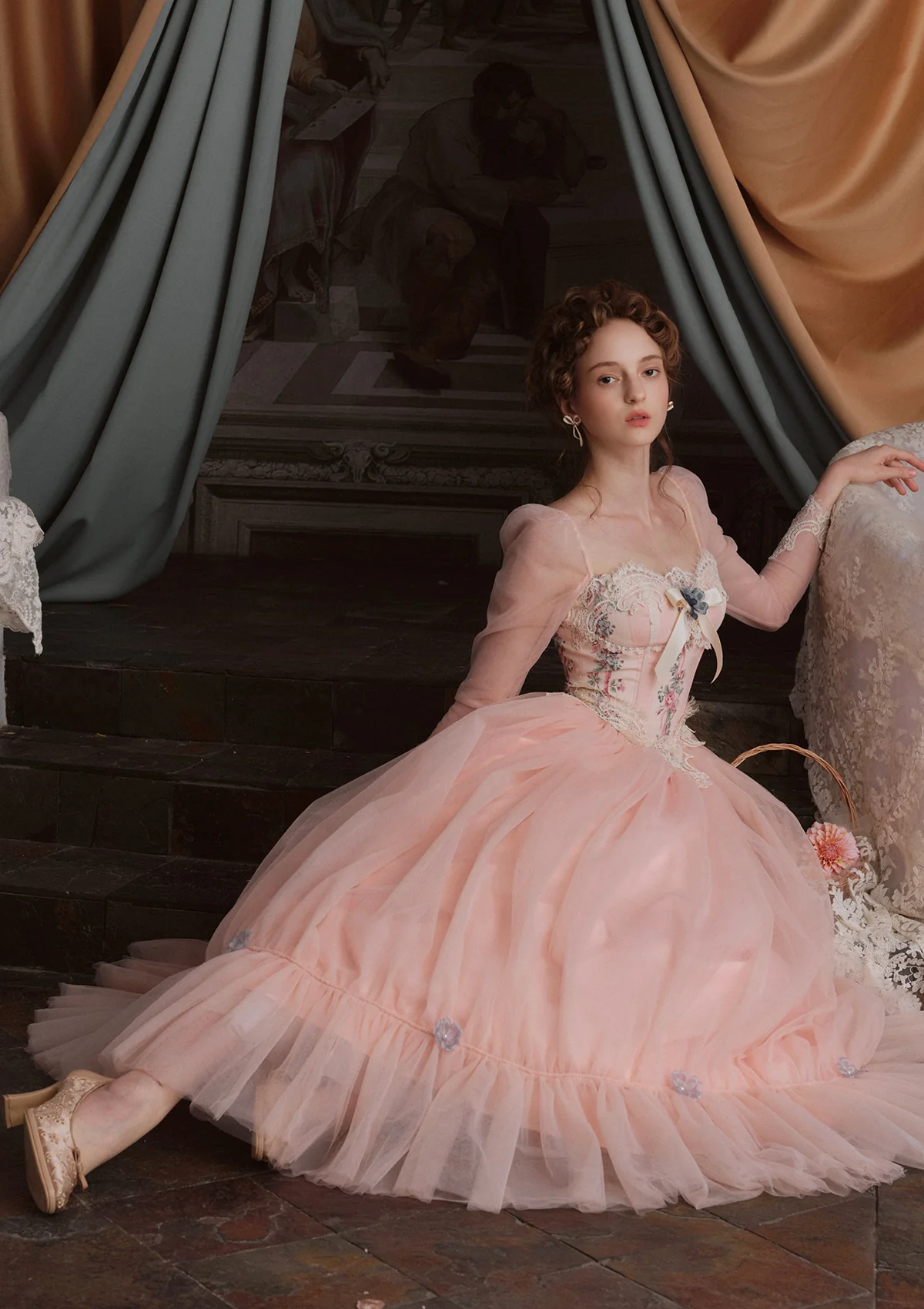 Annalise Long Sleeve Corset Dress - Thrancidy