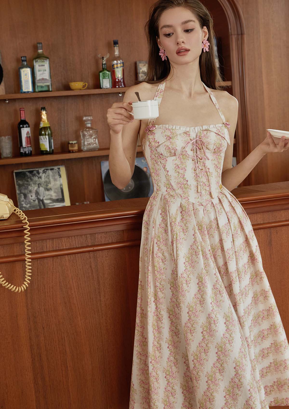 Tuscany Rose Corset Dress - Thrancidy