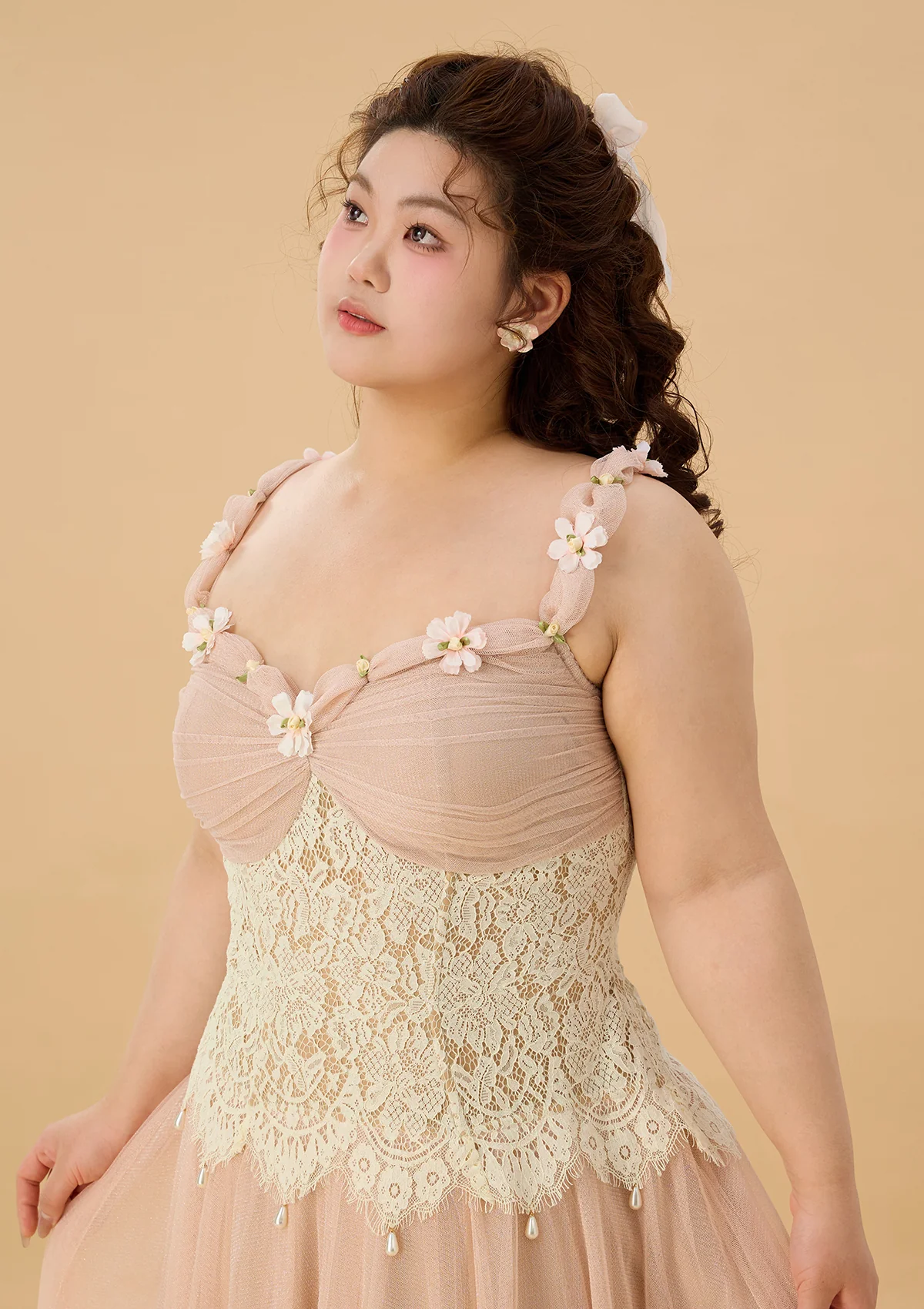 Curve & Plus Daisy Wind Chine Dress - Thrancidy