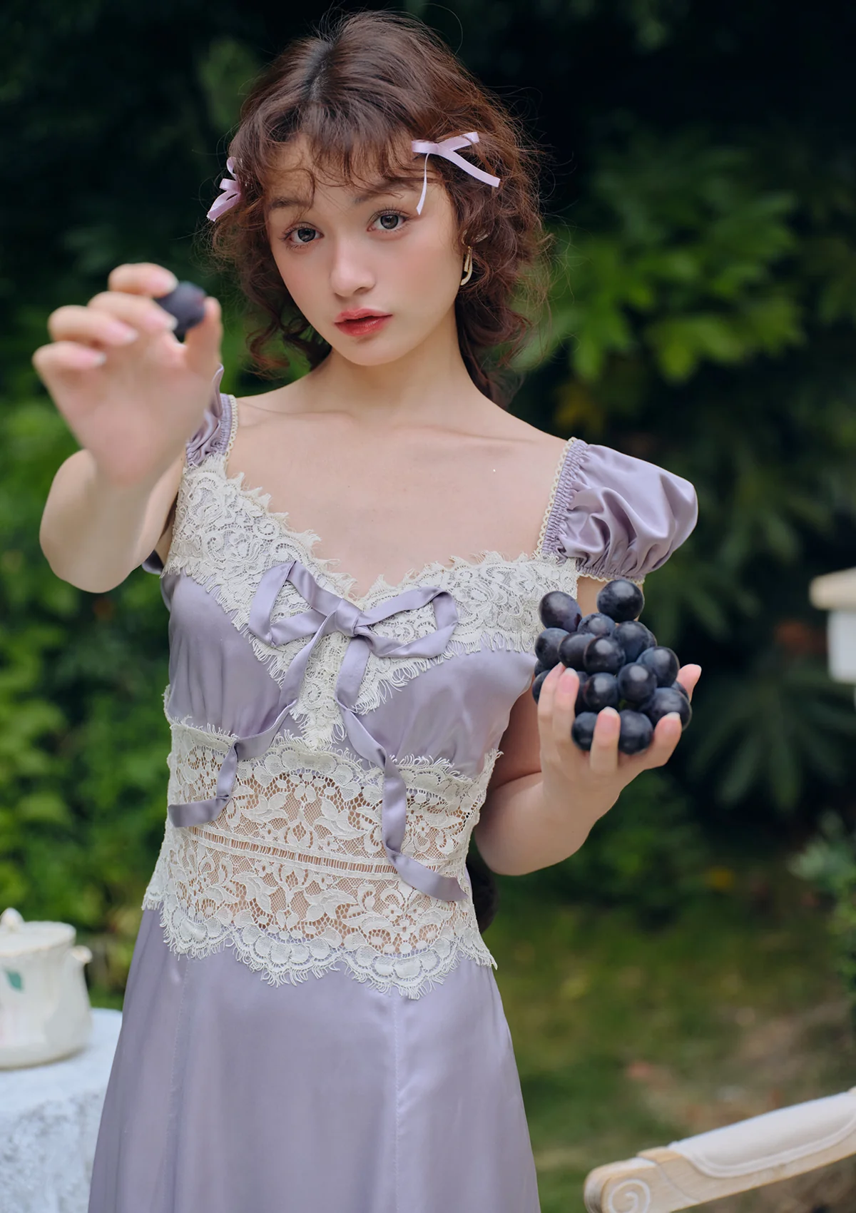 Rosace Lavande Dress - Thrancidy