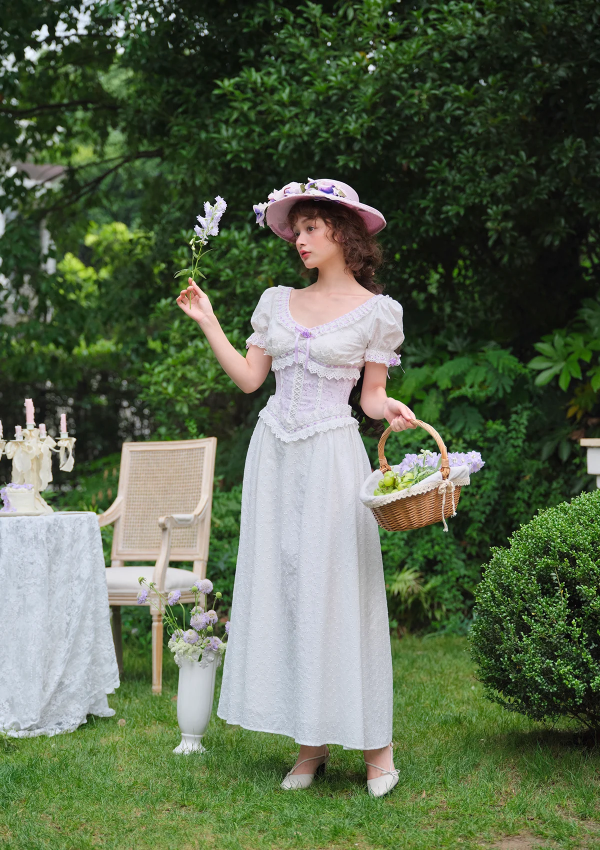 Love of the Purple Taro Corset Dress - Thrancidy