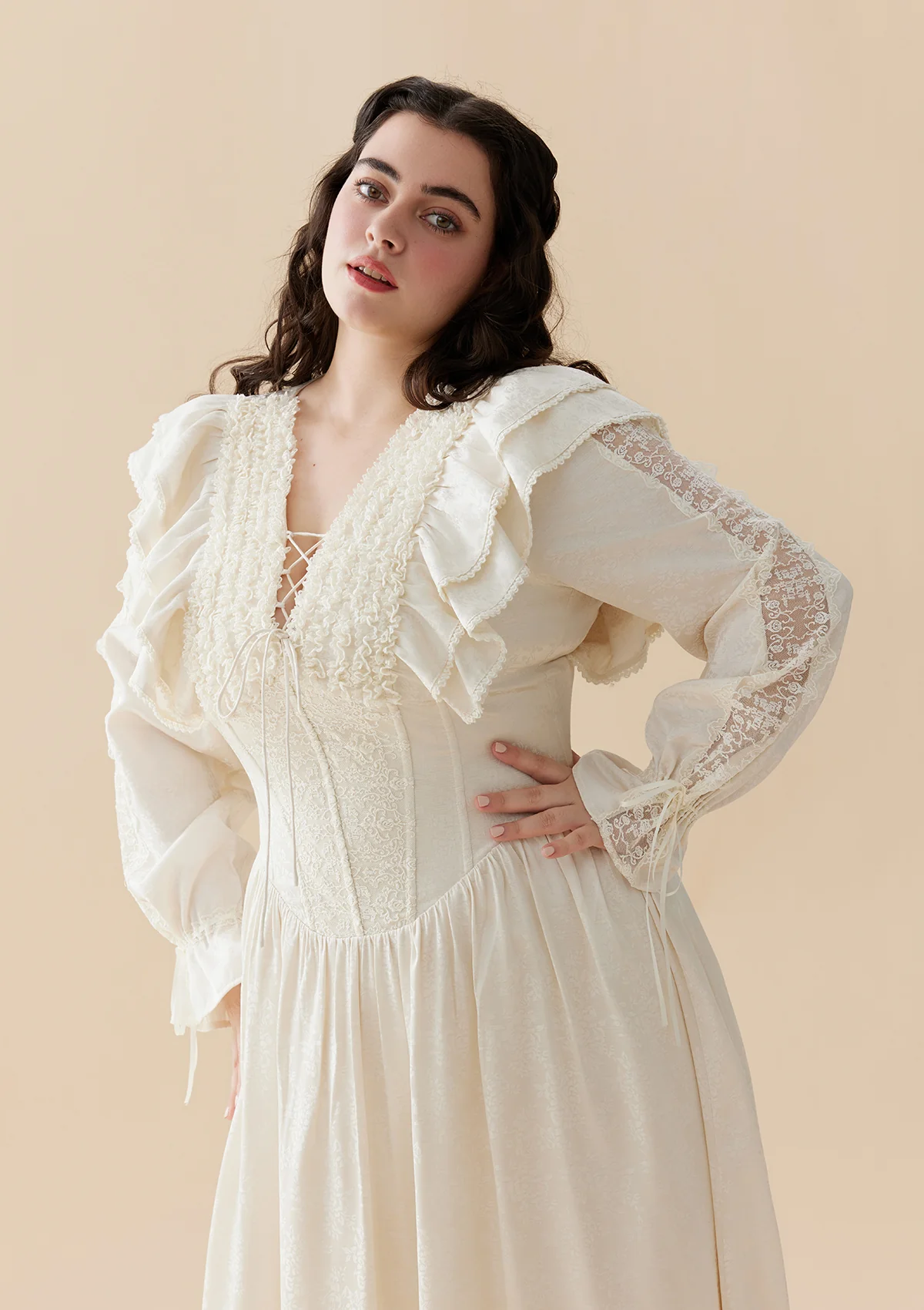 Curve & Plus Glitter Butterfly Dress - Thrancidy