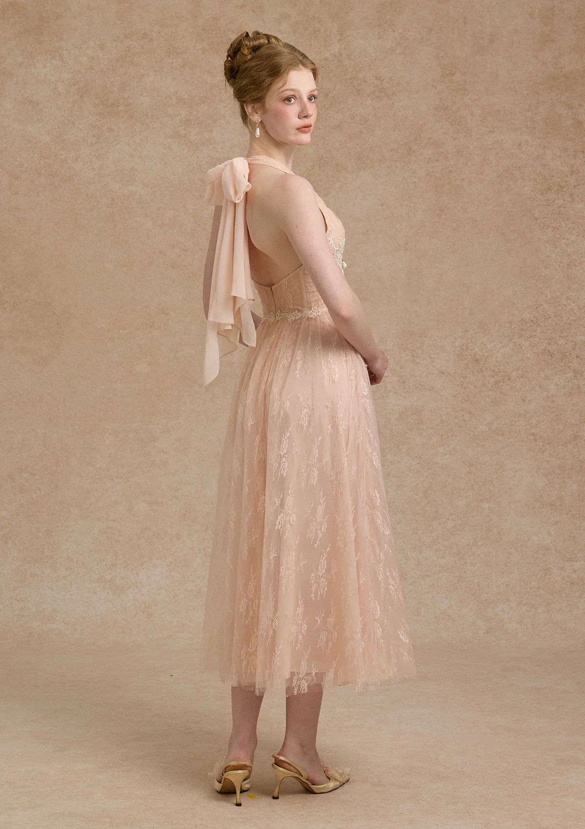 Lace Lover Letter Corset Dress - Thrancidy