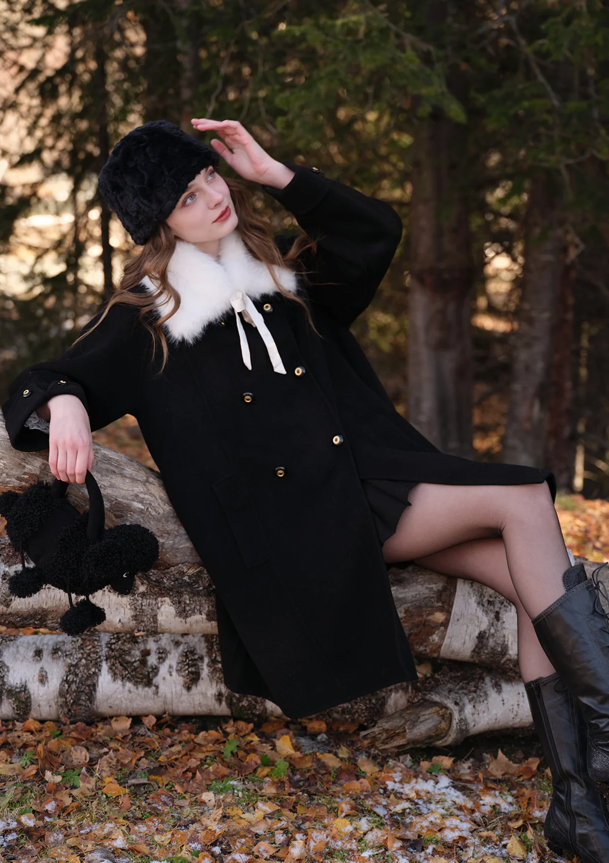 Princess Spade Double-faced Overcoat - Thrancidy