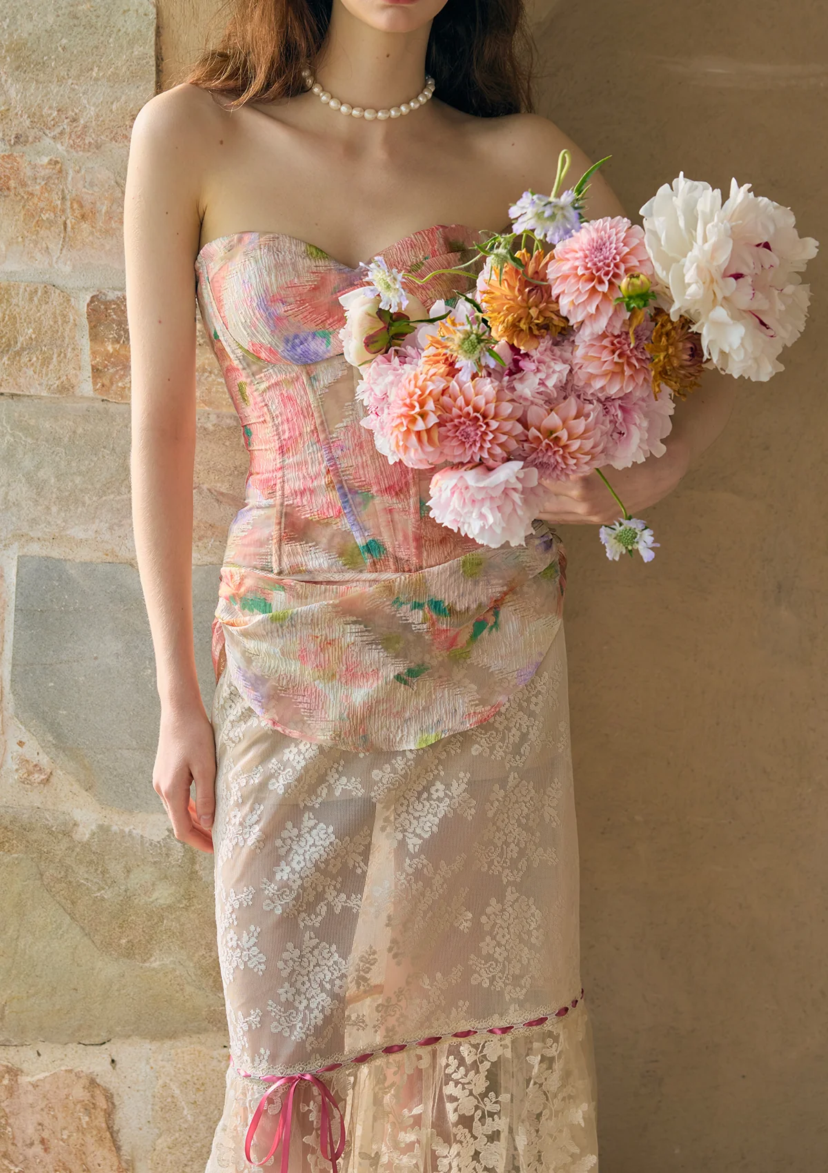 Floral Mirror Skirt - Thrancidy