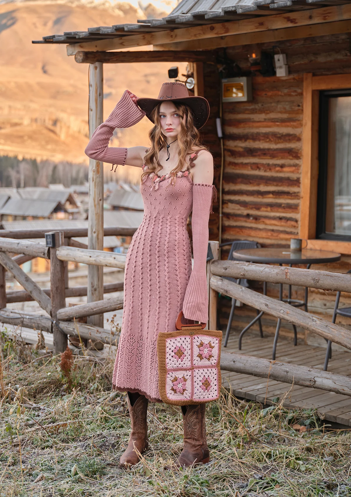 Floral Juliette Knitted Dress - Thrancidy