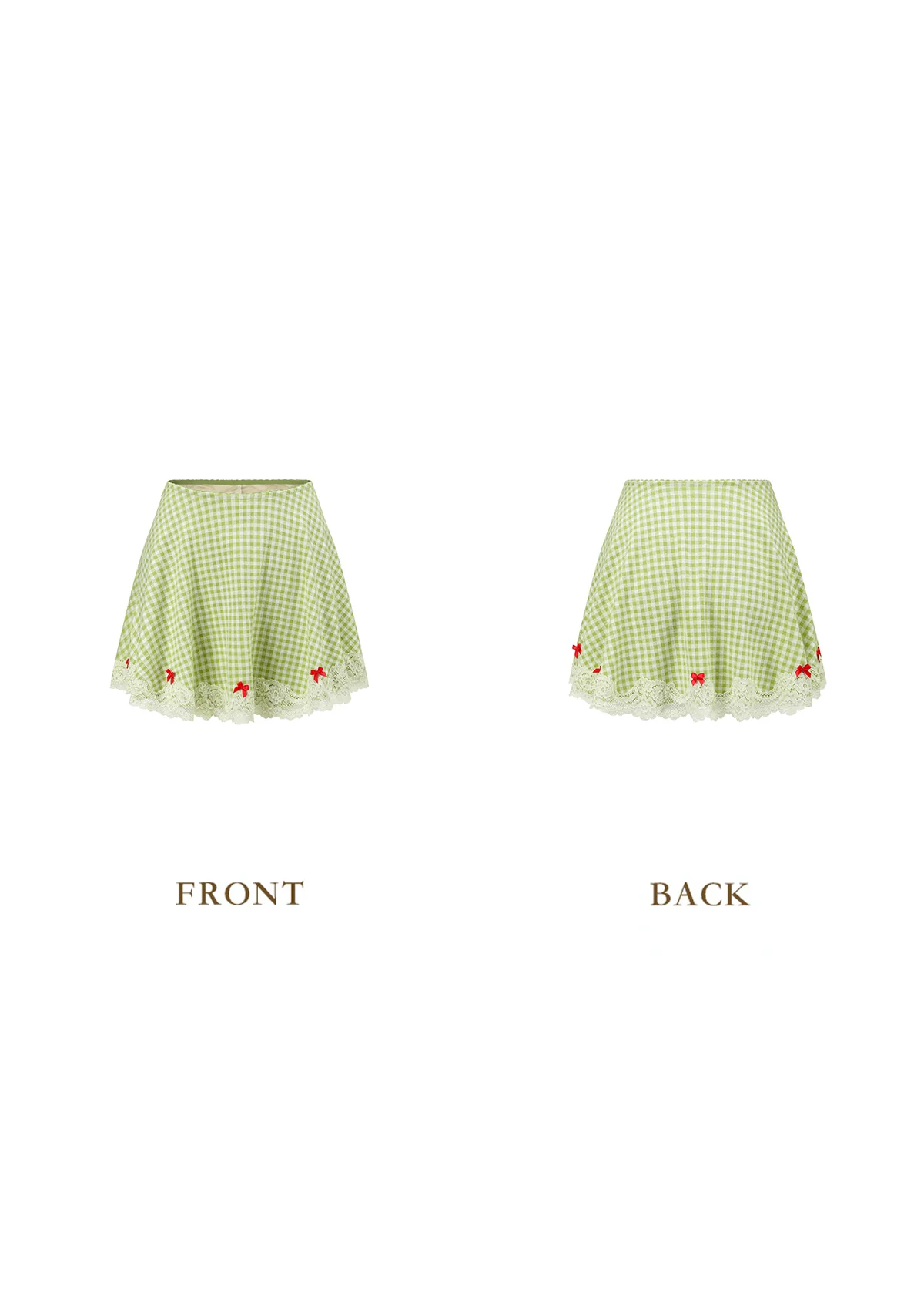 Matcha Cranberry Skirt - Thrancidy