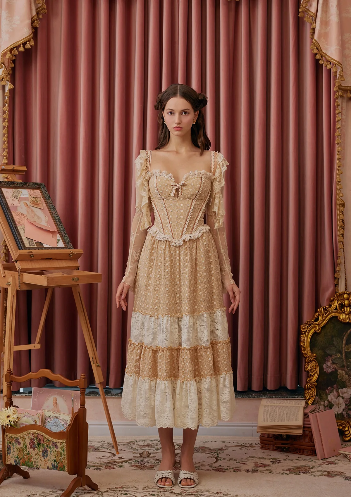 Miss Cinnamon Corset Dress - Thrancidy