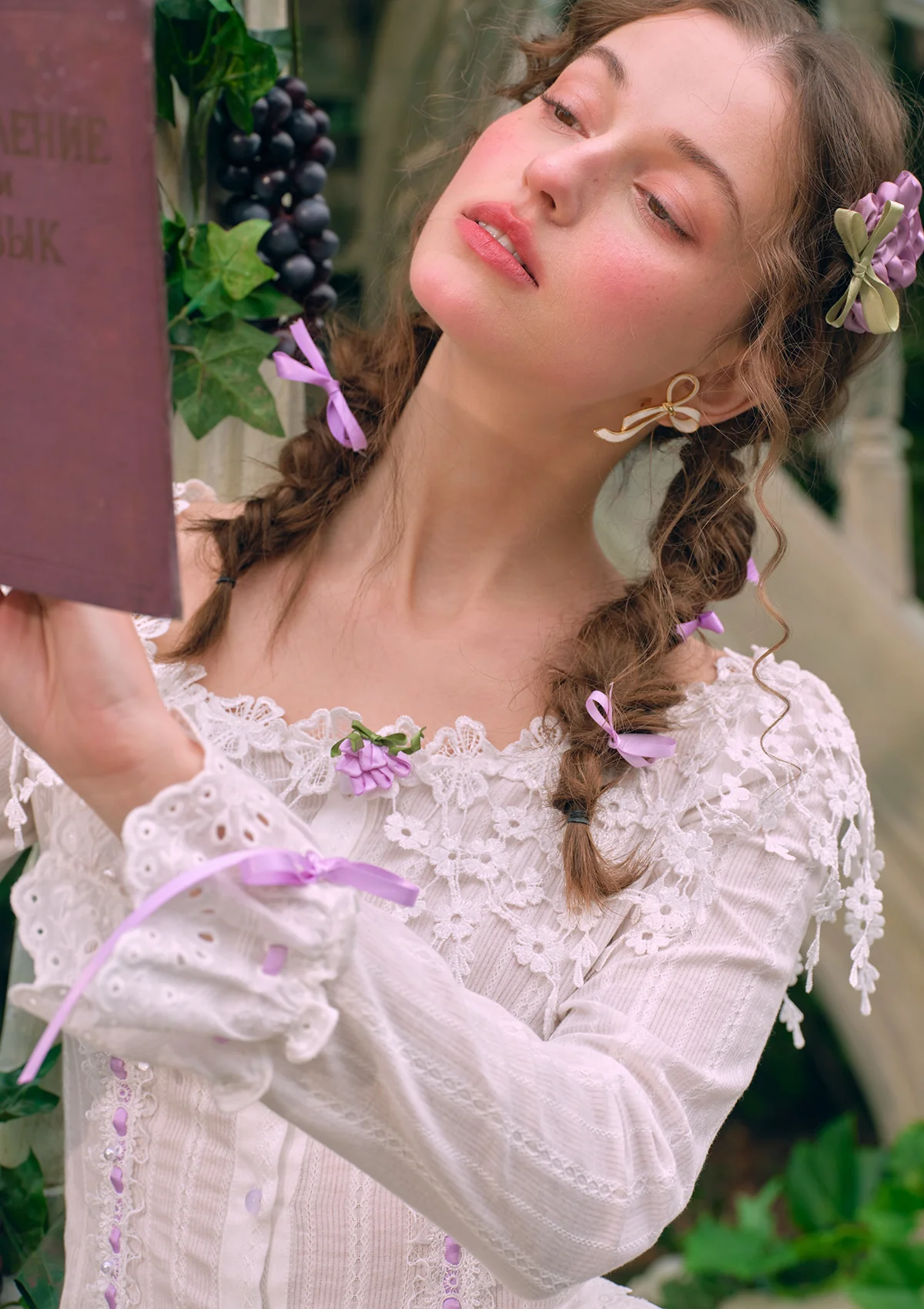 Flower Vine & Wind Song Top - Thrancidy