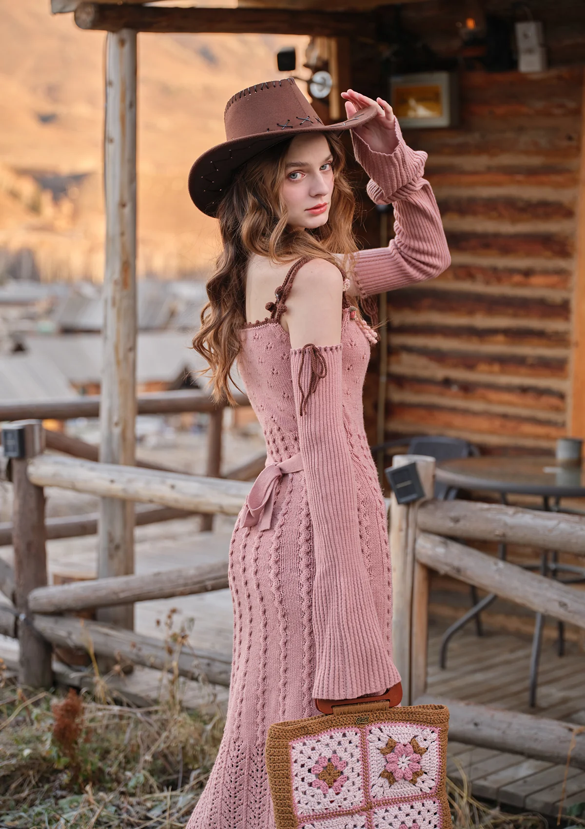 Floral Juliette Knitted Dress - Thrancidy