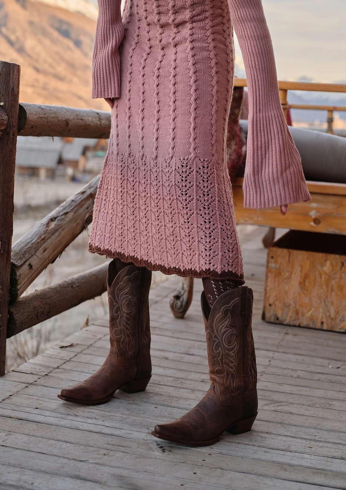 Floral Juliette Knitted Dress - Thrancidy