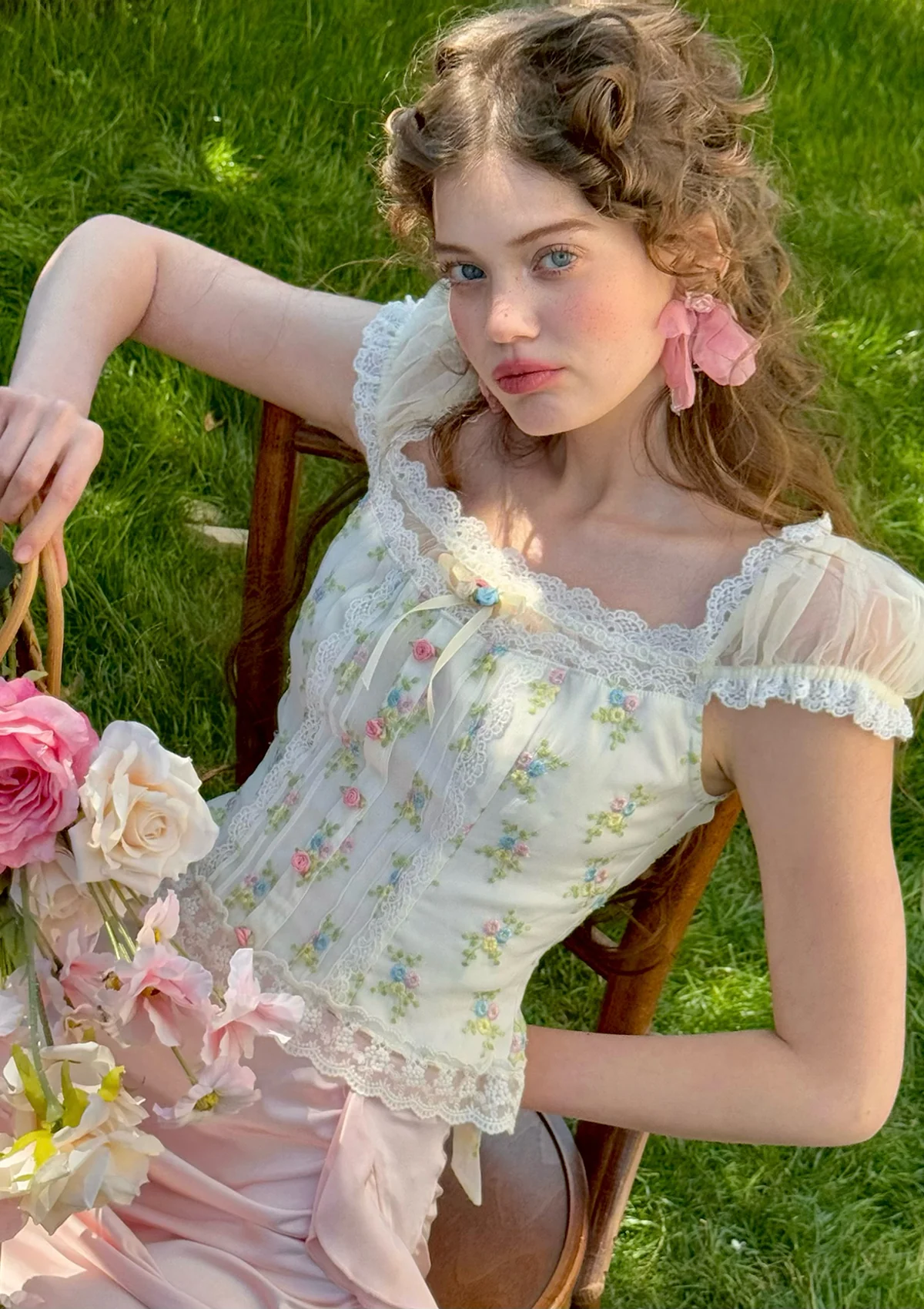 Springfield Flower Top - Thrancidy