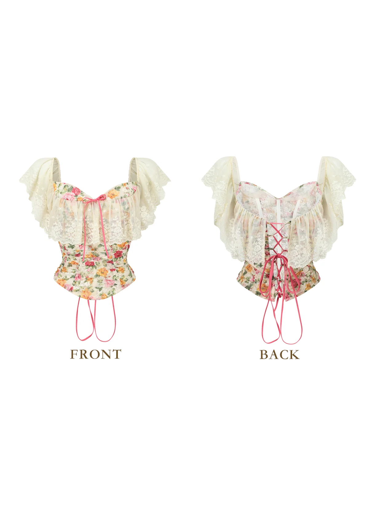 Morocco Garden Corset - Thrancidy
