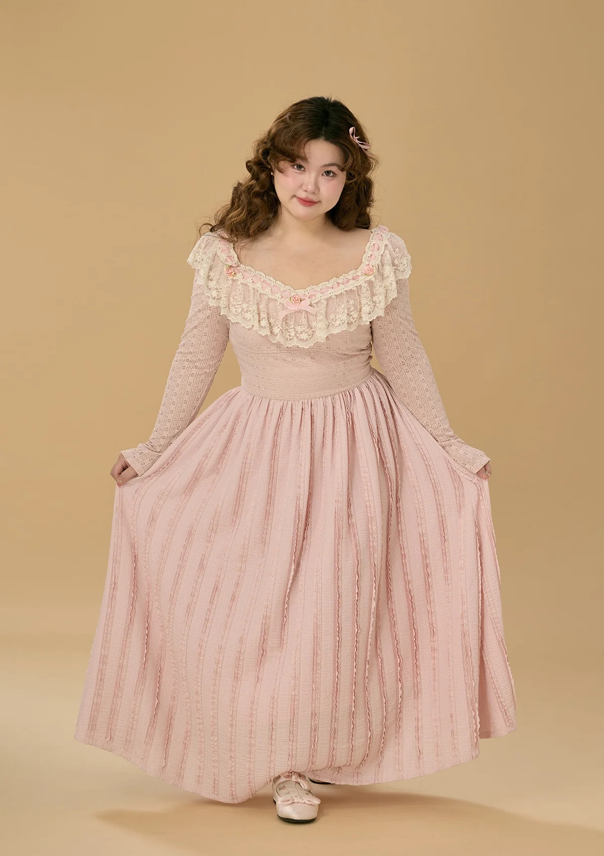 Curve & Plus Tuileries Forest Dress - Thrancidy