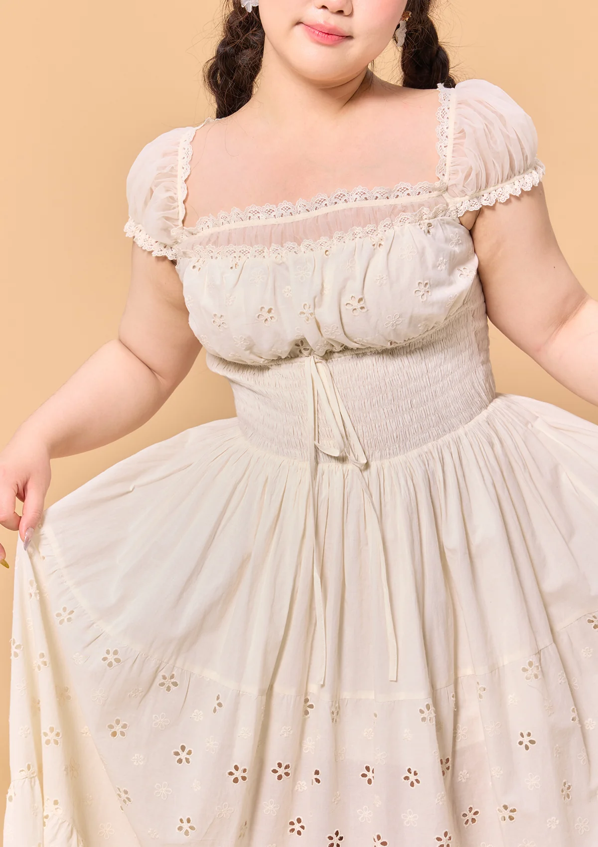 Curve & Plus Little White Rabbit Dress - Thrancidy