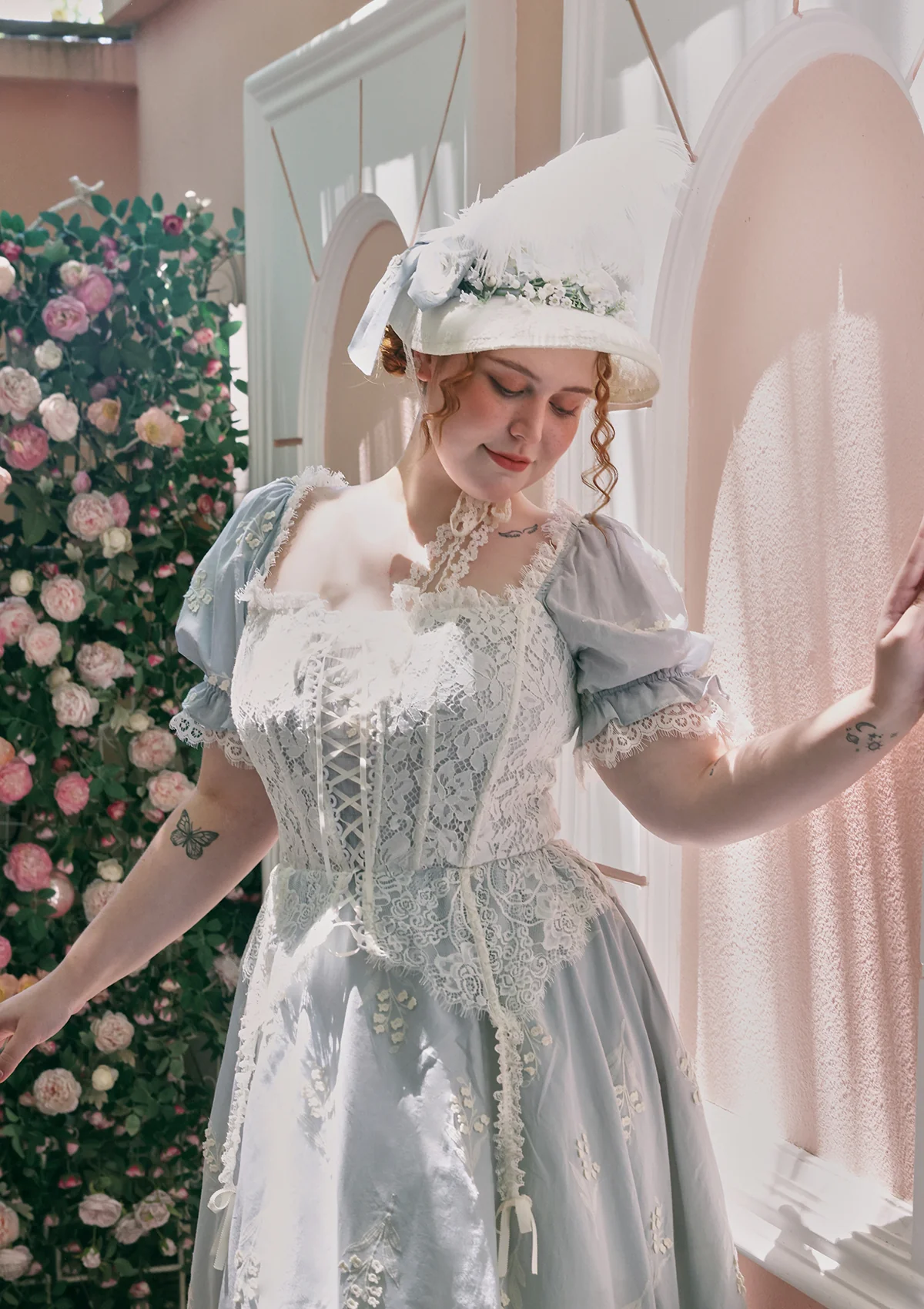 Curve & Plus Princess Lily of the Vally Corset Dress - Thrancidy