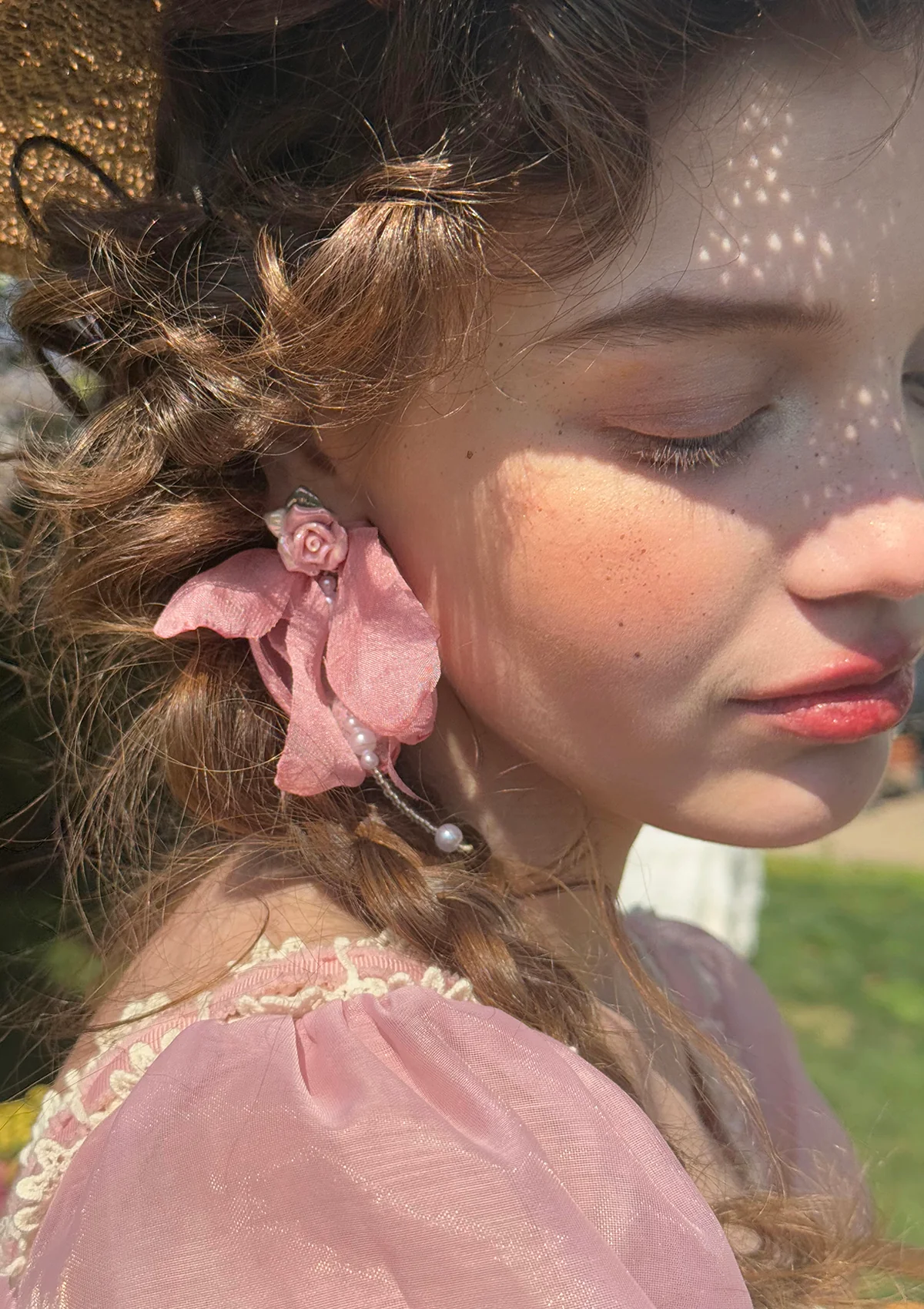 Crowned by Dew Ear Studs - Thrancidy