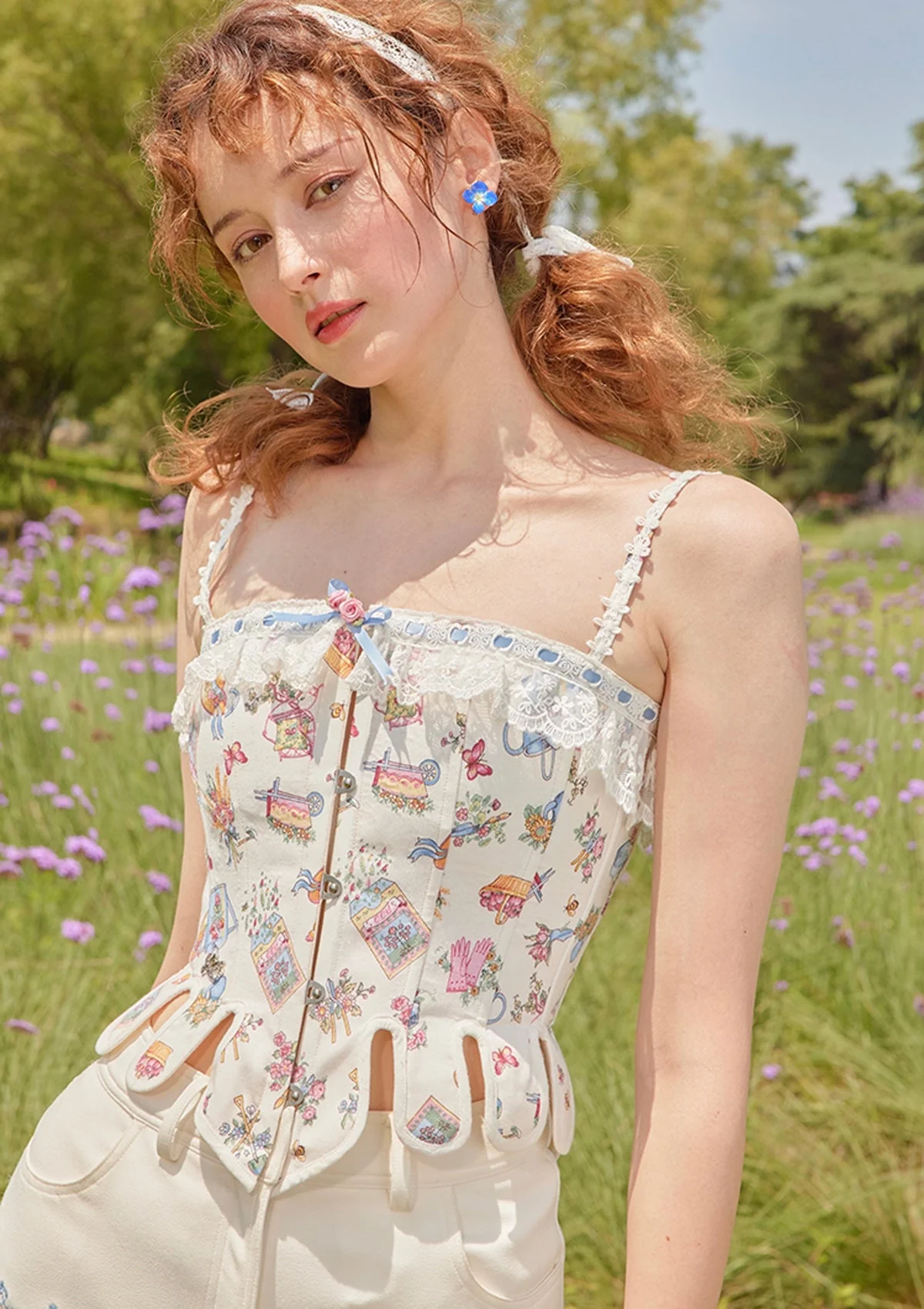 Flowerroom Maiden Corset - Thrancidy