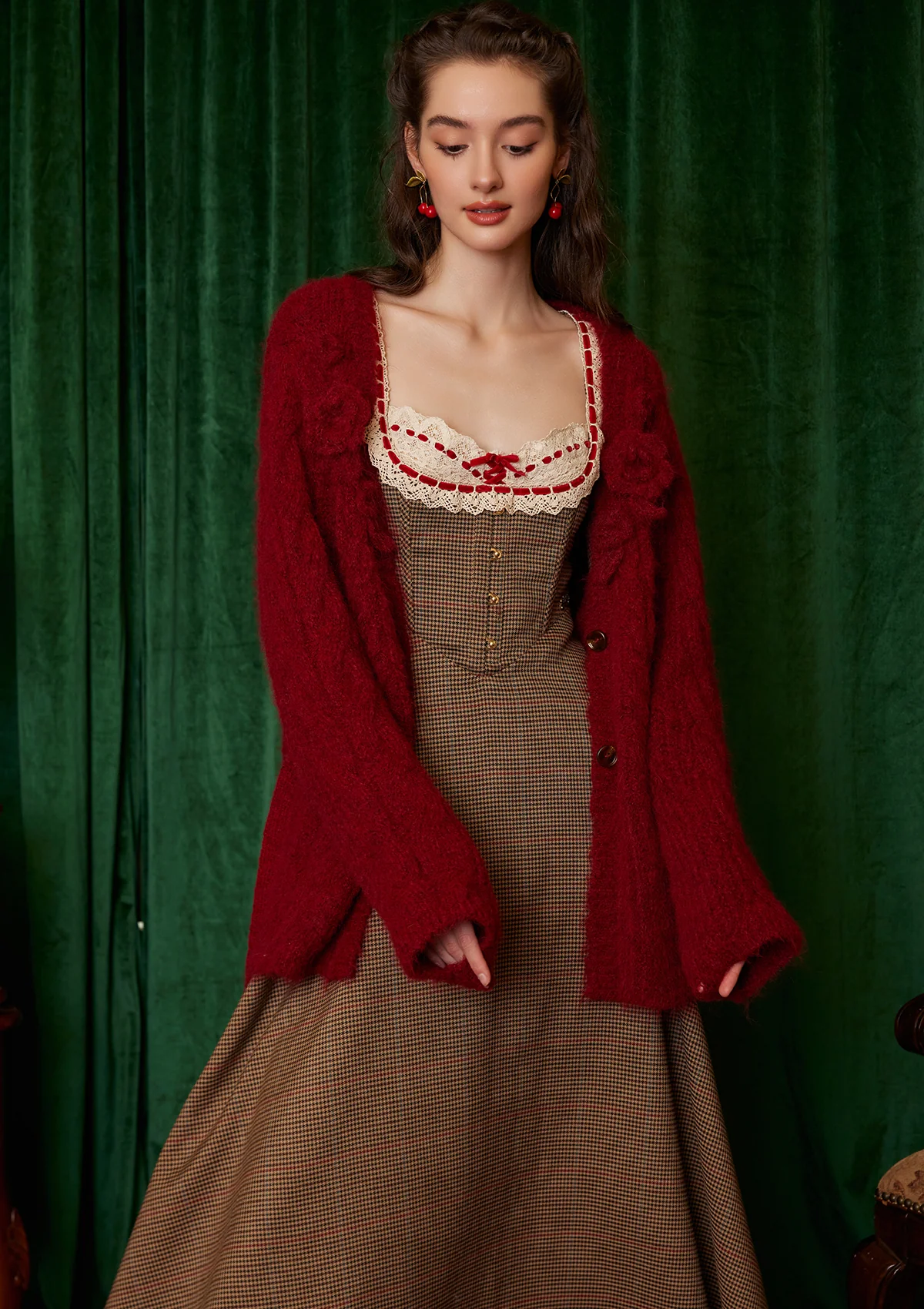 Semi-sweet Chiffon Knit Cardigan - Thrancidy