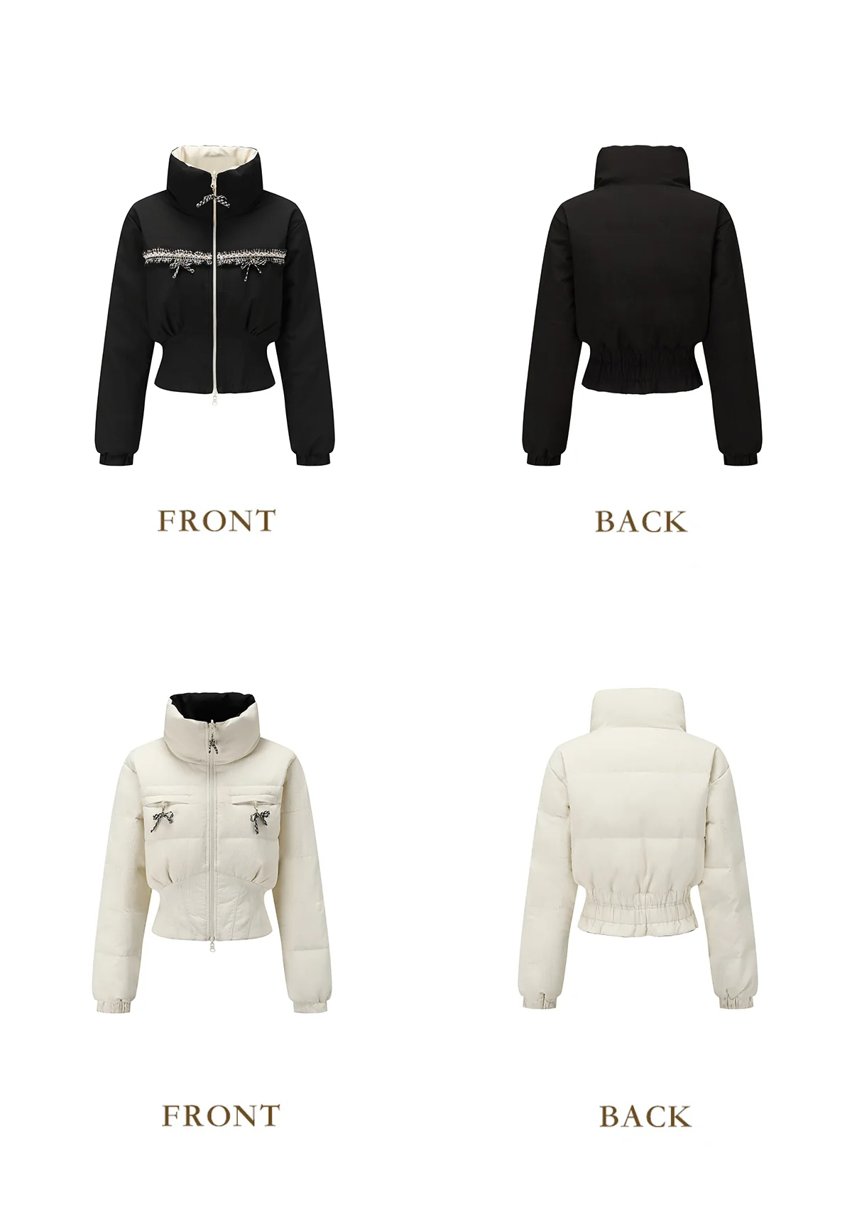 Blackberry Donazi Reversible 2-in-1 Down Jacket - Thrancidy