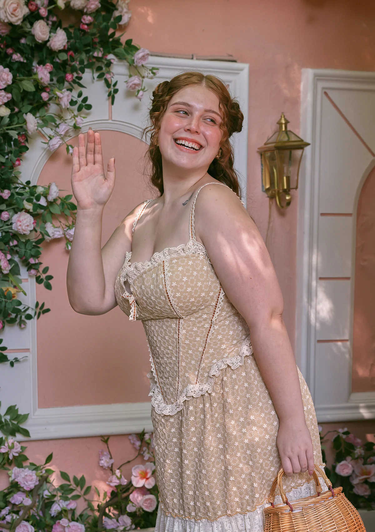 Curve & Plus Miss Cinnamon Corset Dress - Thrancidy